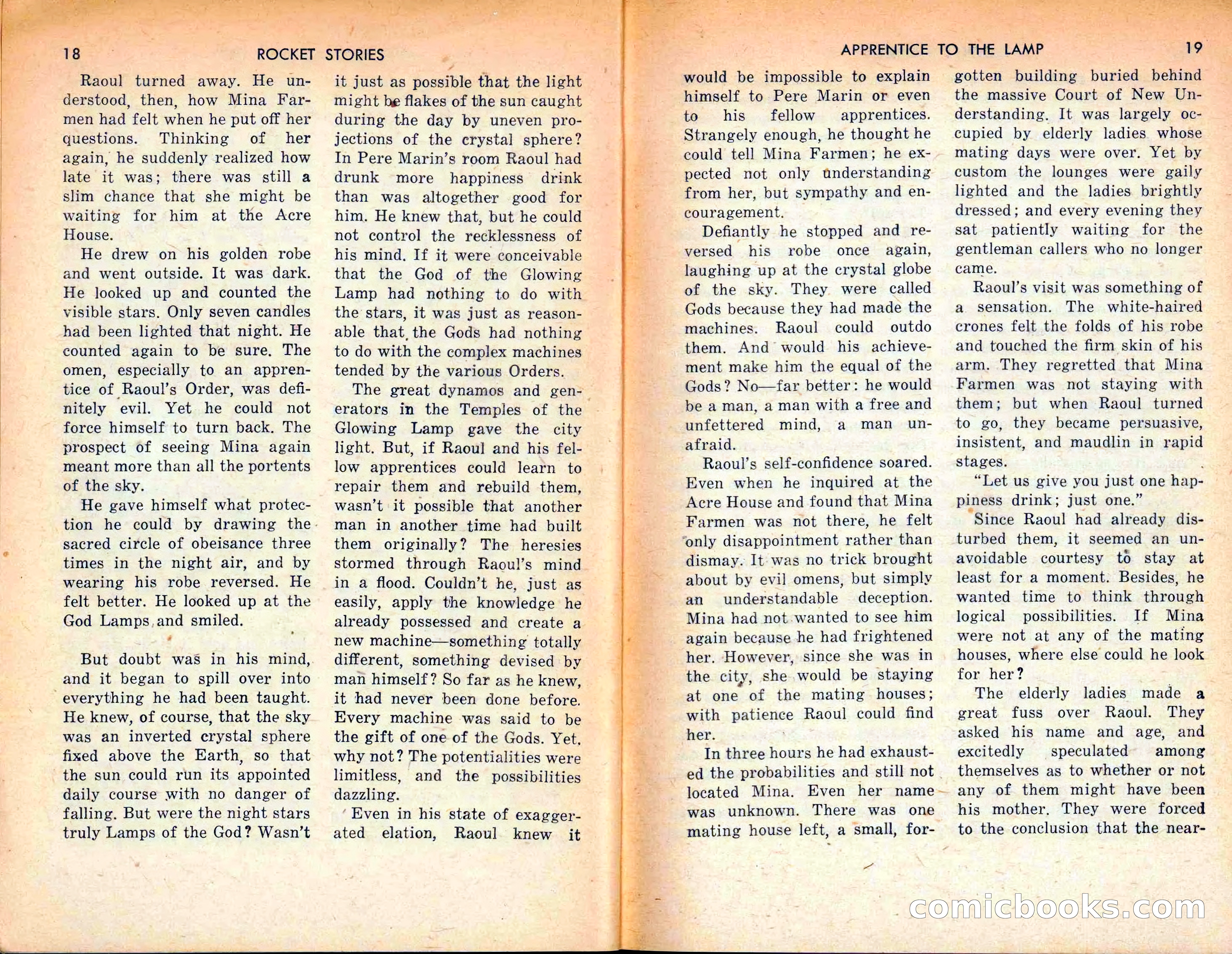 Rocket Stories, September 1953 — page 11 of 83