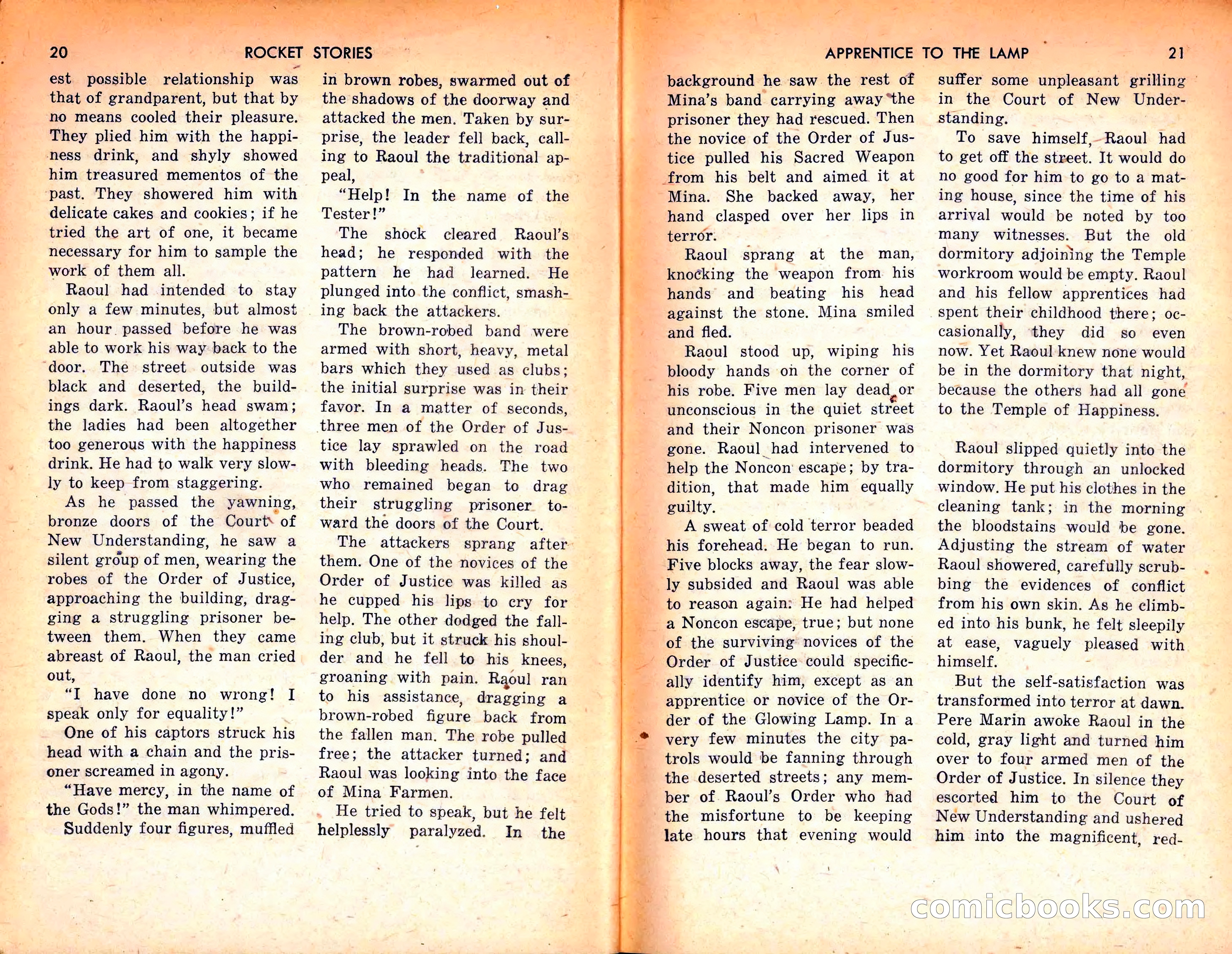 Rocket Stories, September 1953 — page 12 of 83