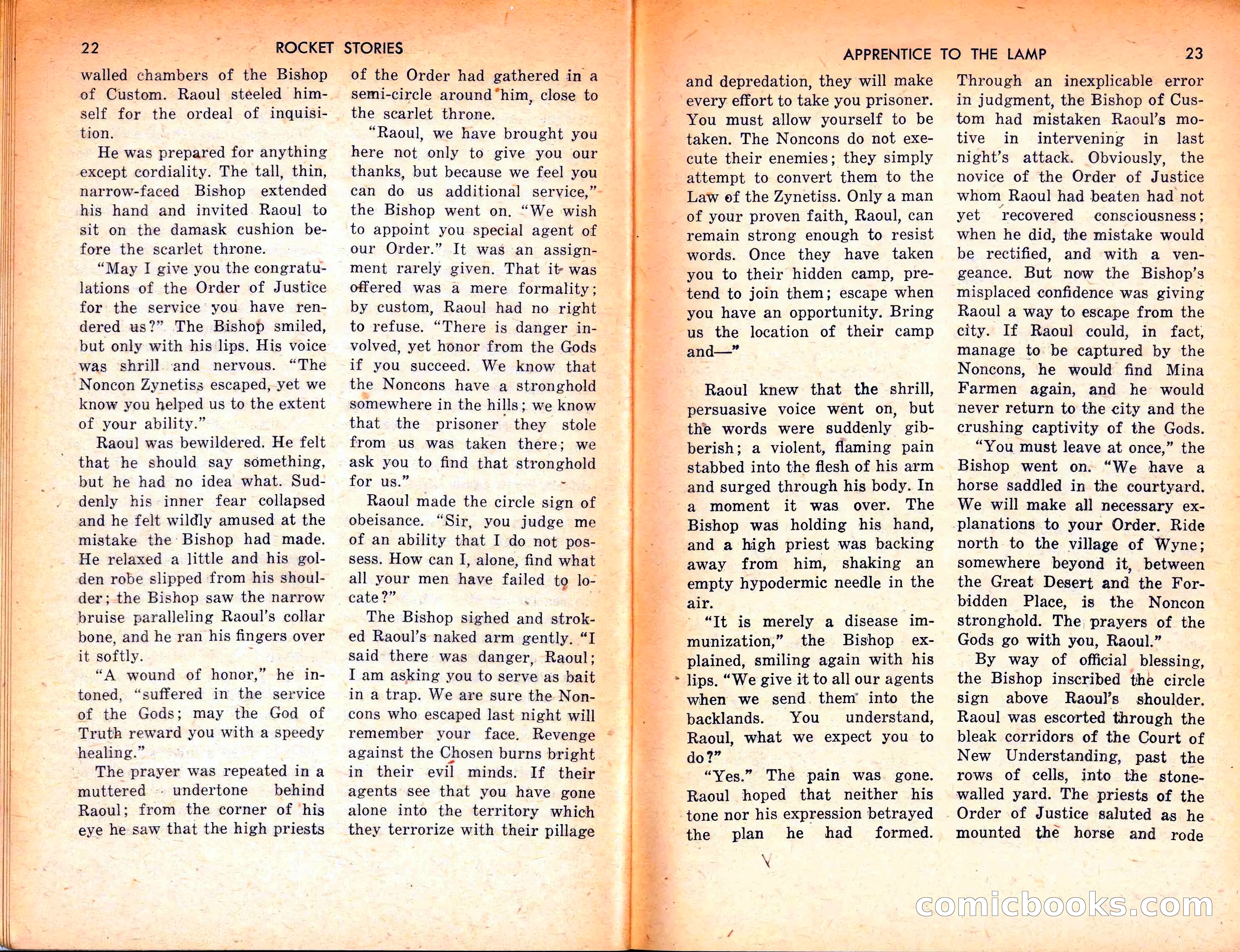 Rocket Stories, September 1953 — page 13 of 83