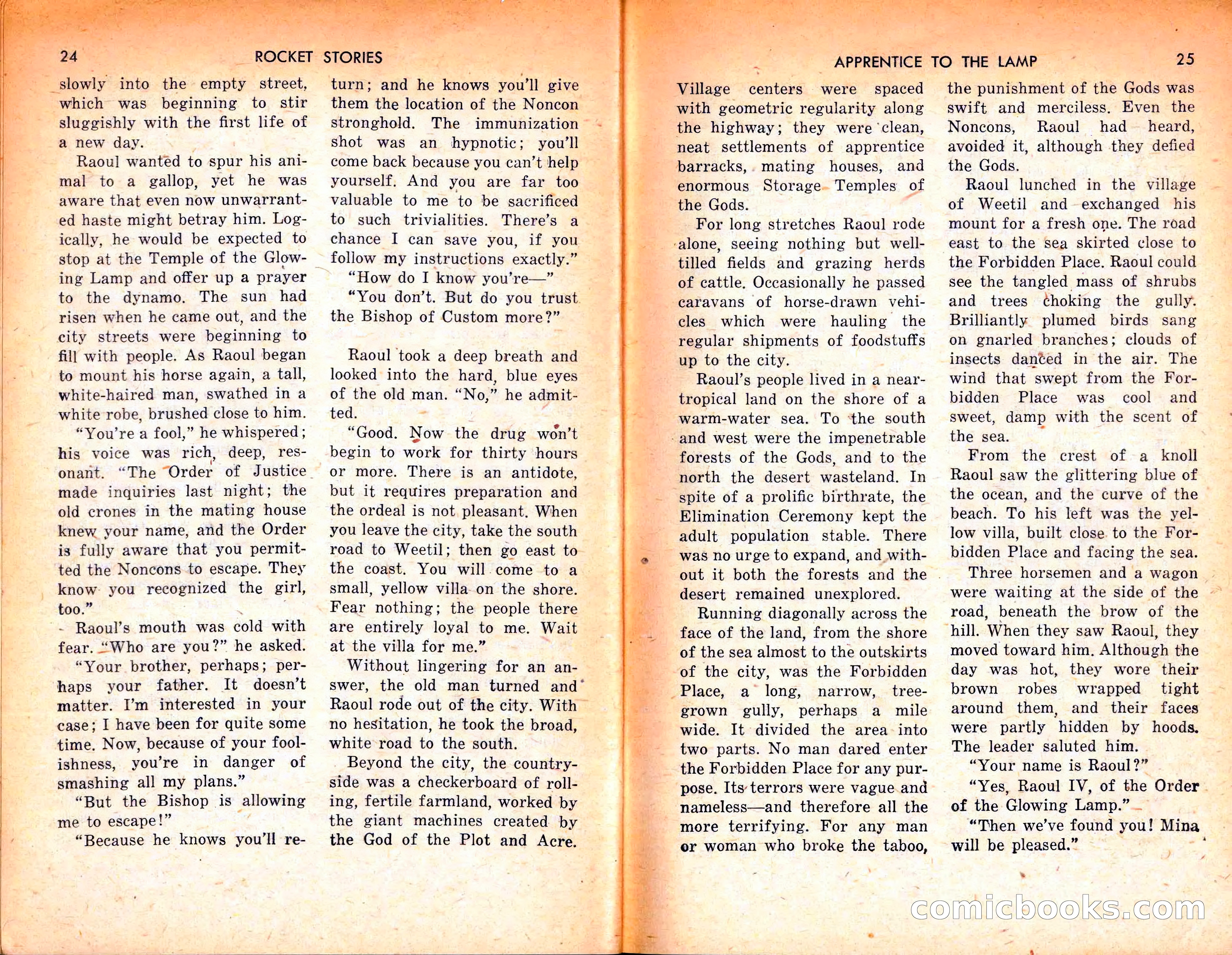 Rocket Stories, September 1953 — page 14 of 83