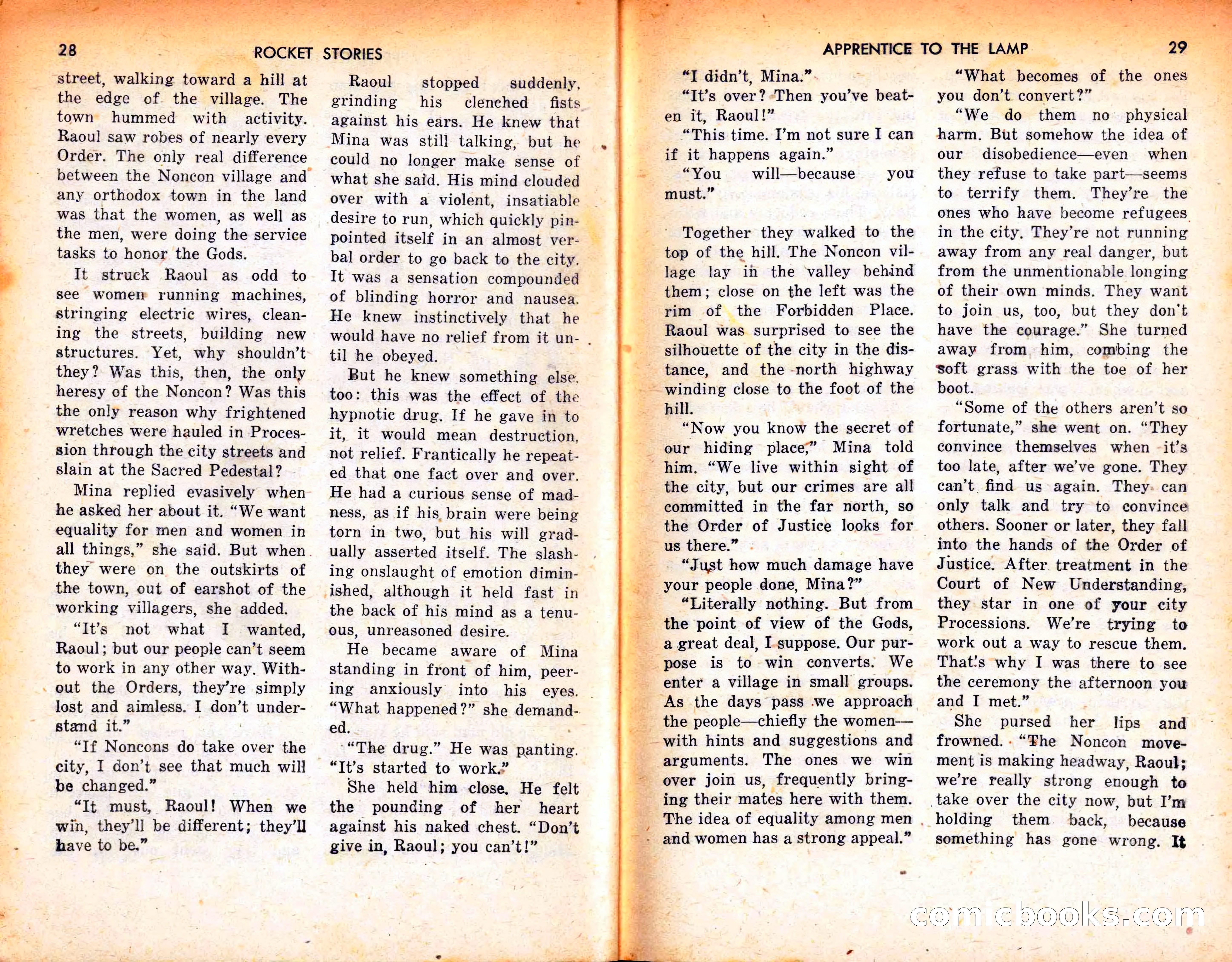 Rocket Stories, September 1953 — page 16 of 83