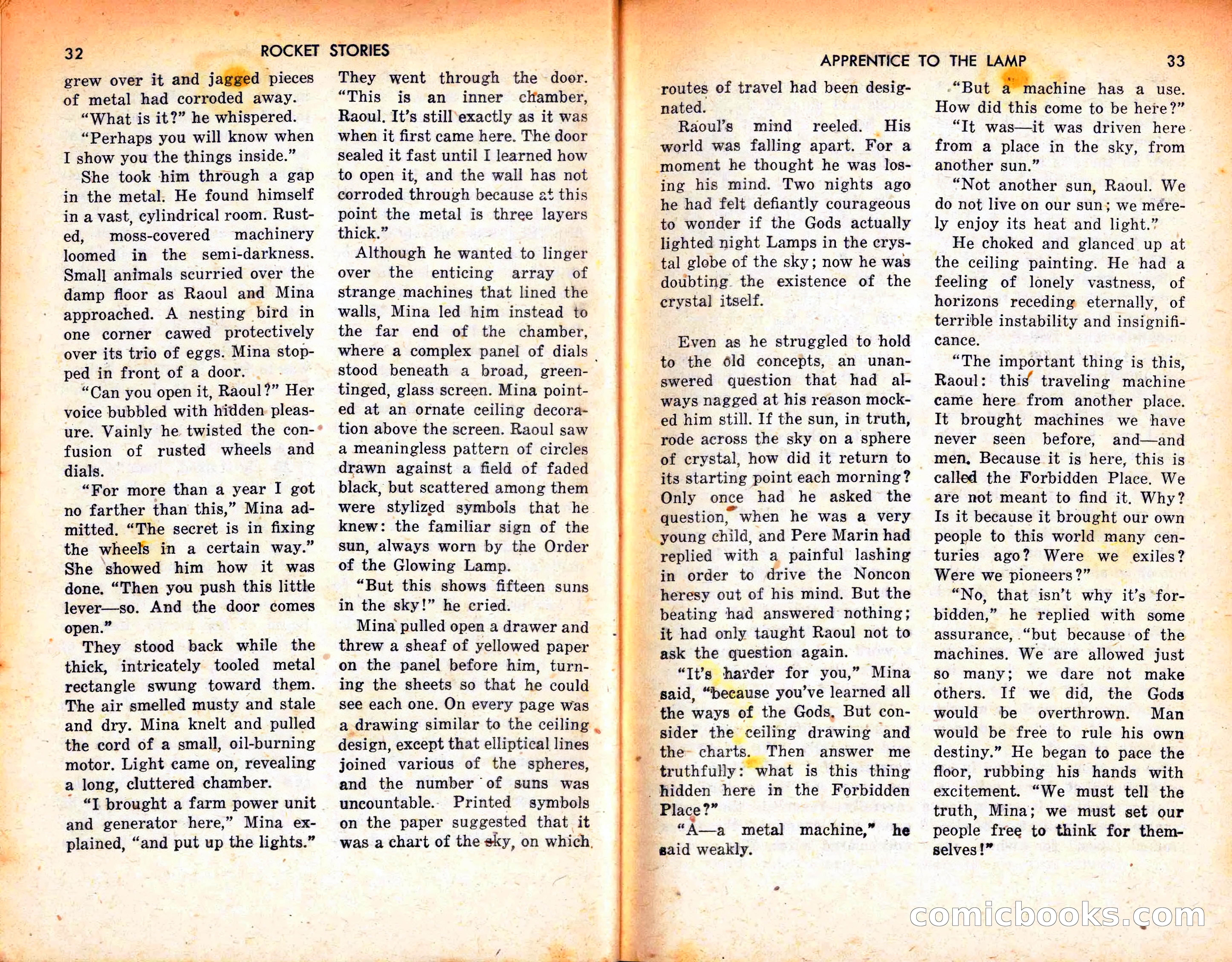 Rocket Stories, September 1953 — page 18 of 83