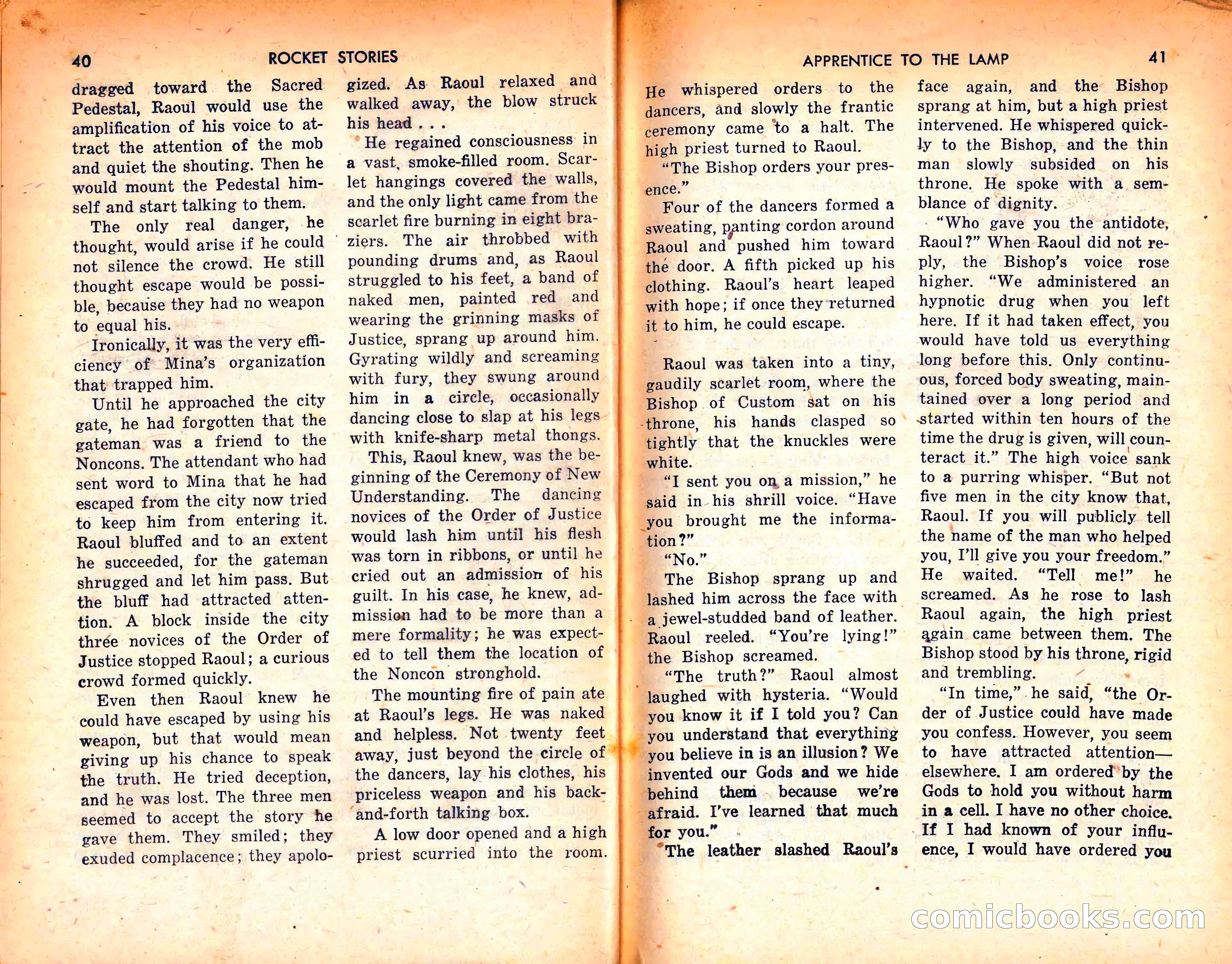 Rocket Stories, September 1953 — page 22 of 83