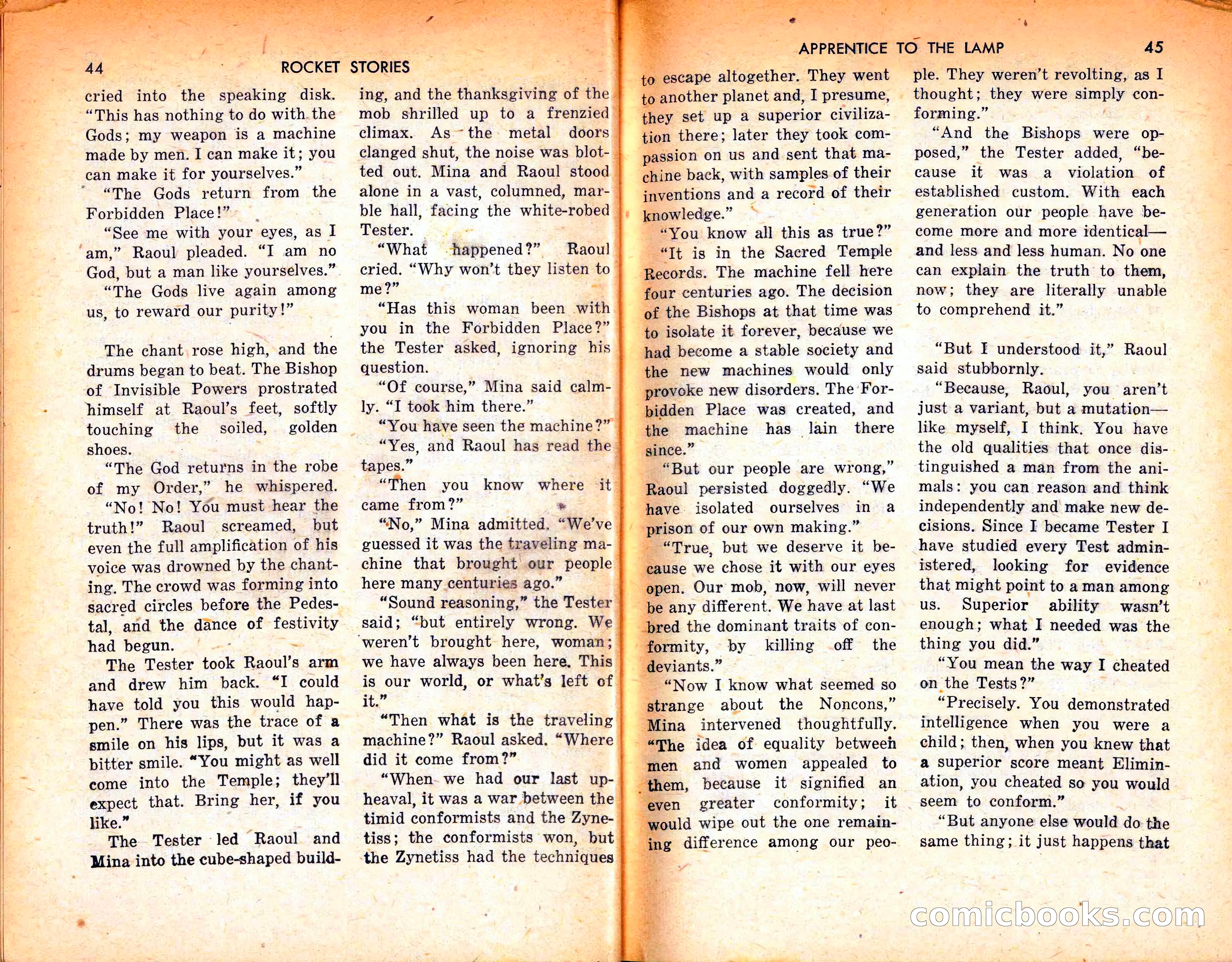 Rocket Stories, September 1953 — page 24 of 83