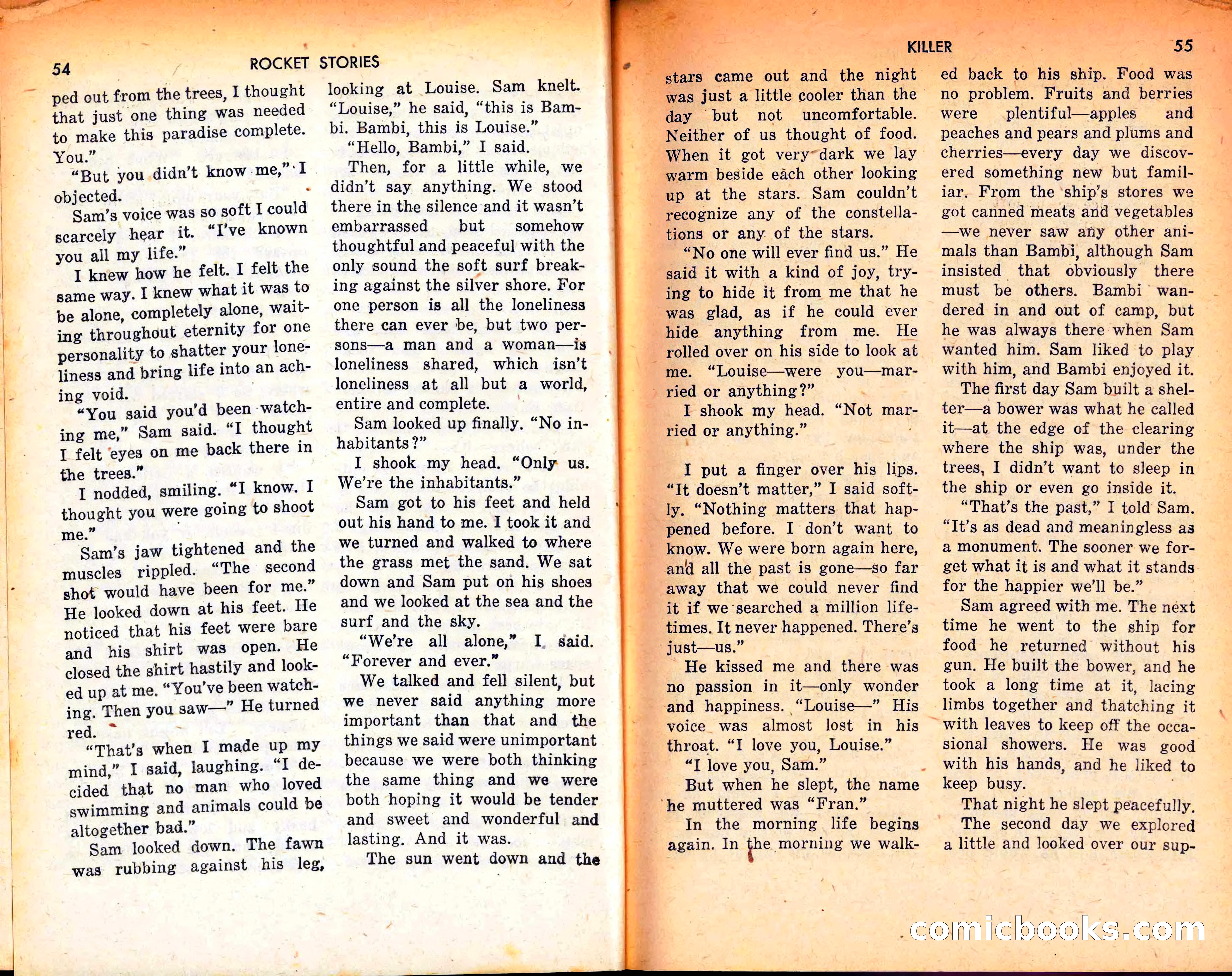 Rocket Stories, September 1953 — page 29 of 83
