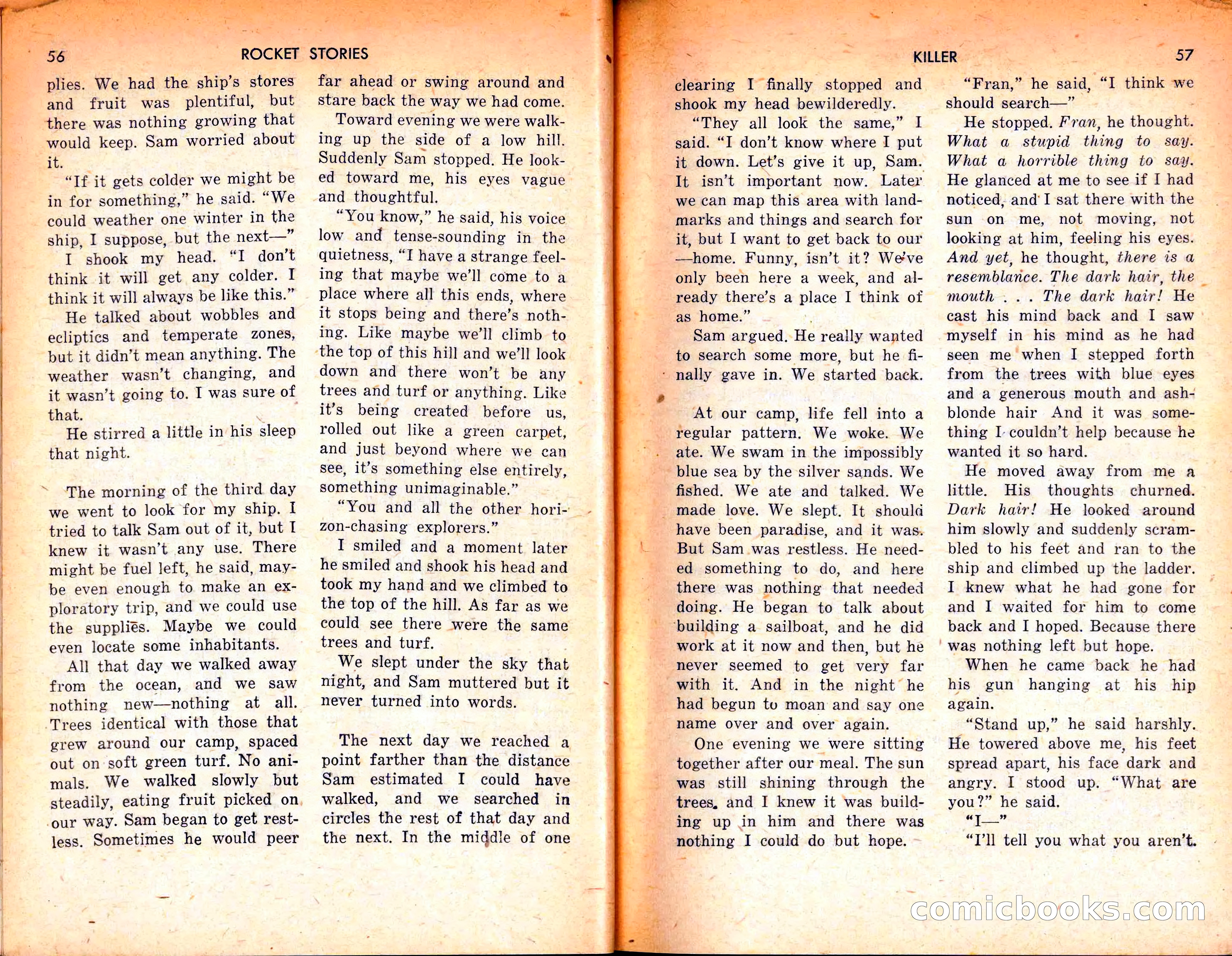 Rocket Stories, September 1953 — page 30 of 83