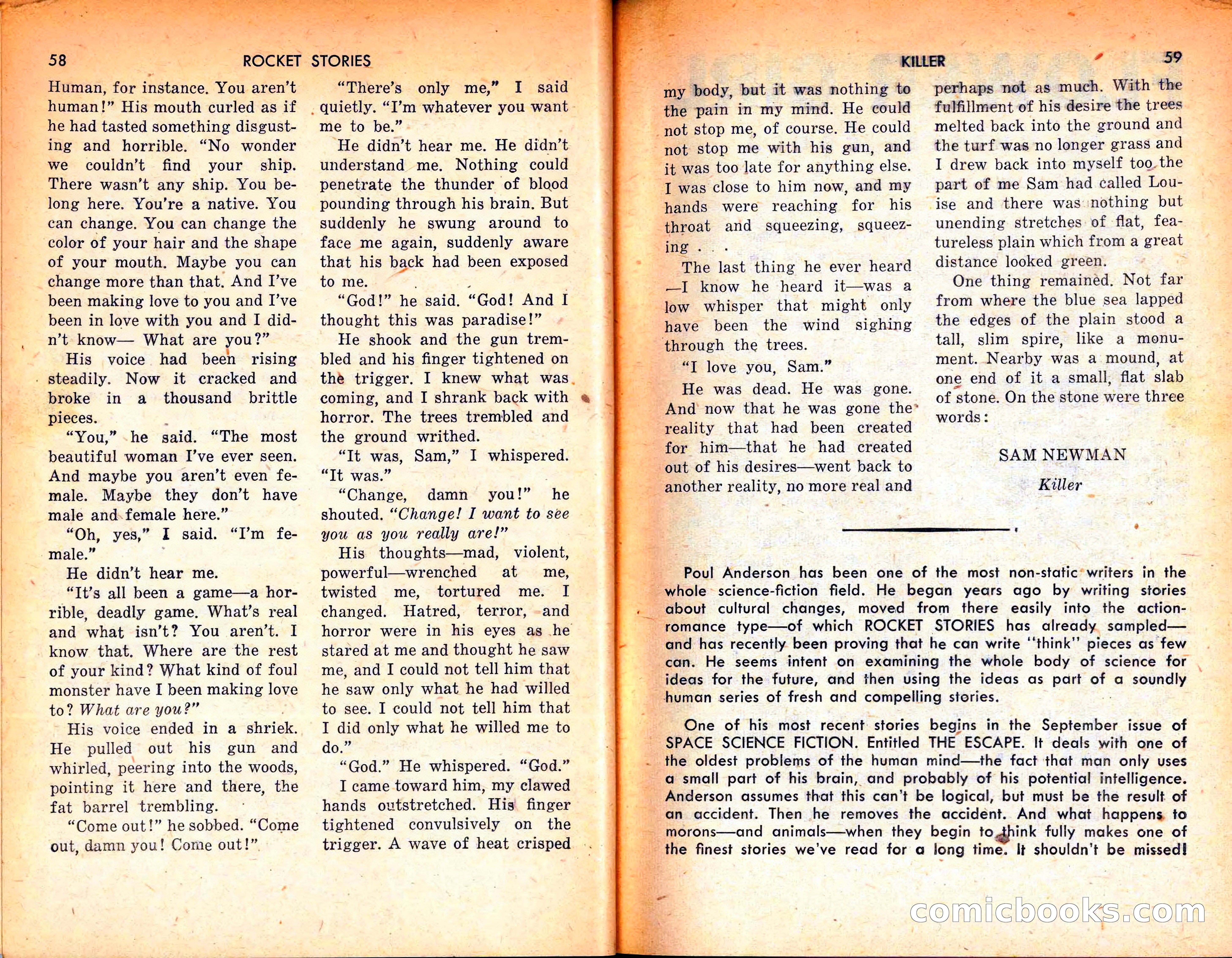 Rocket Stories, September 1953 — page 31 of 83