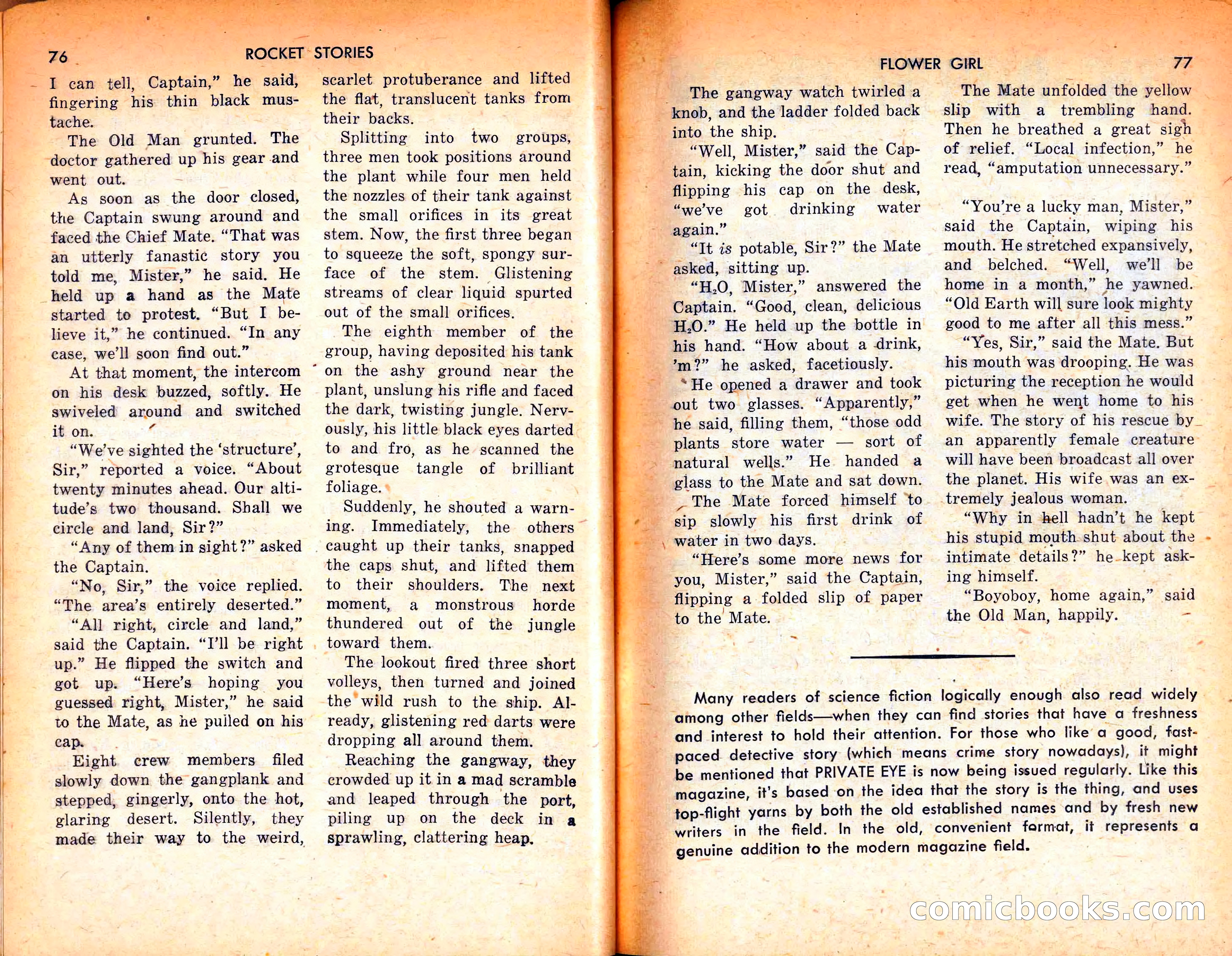 Rocket Stories, September 1953 — page 40 of 83