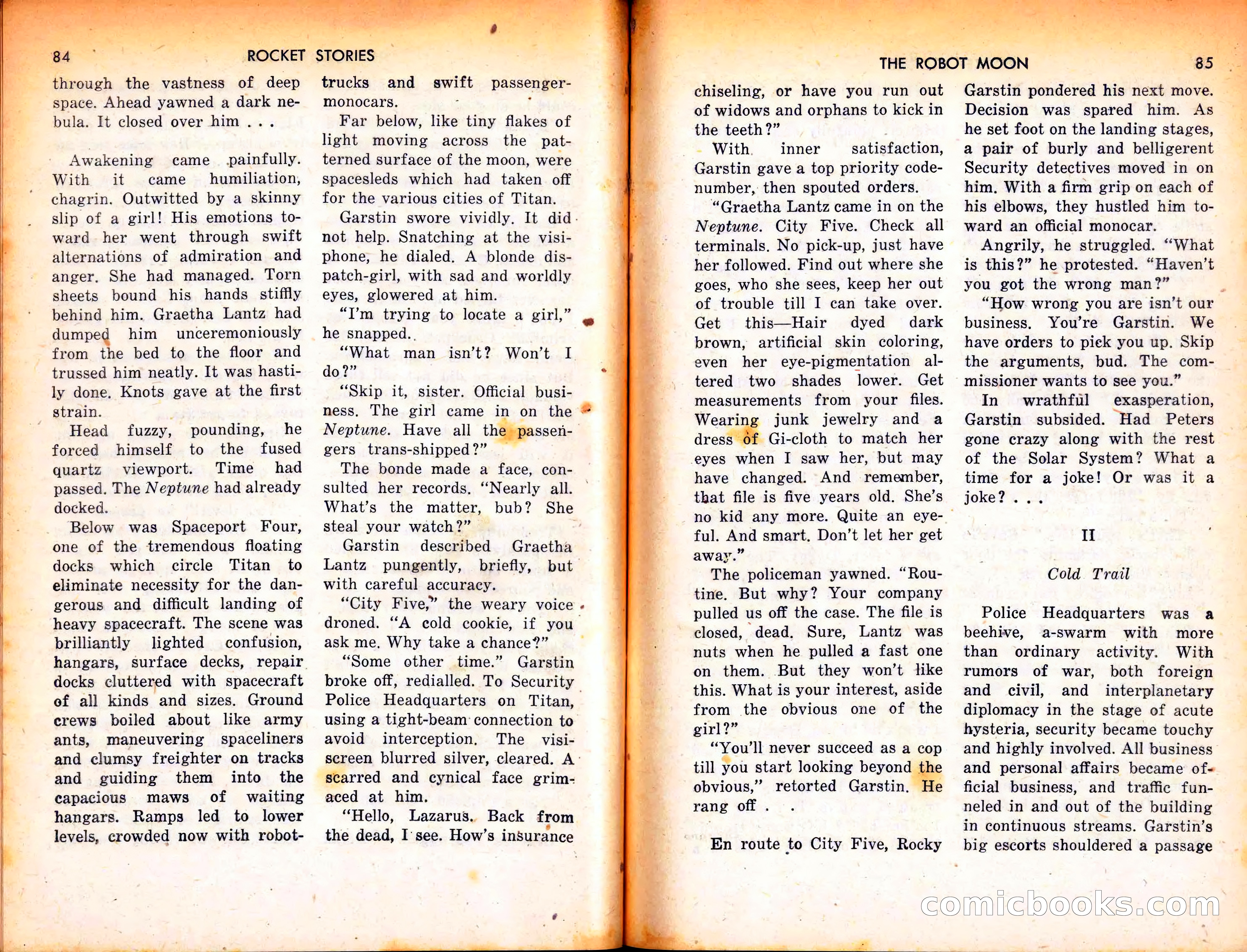 Rocket Stories, September 1953 — page 44 of 83