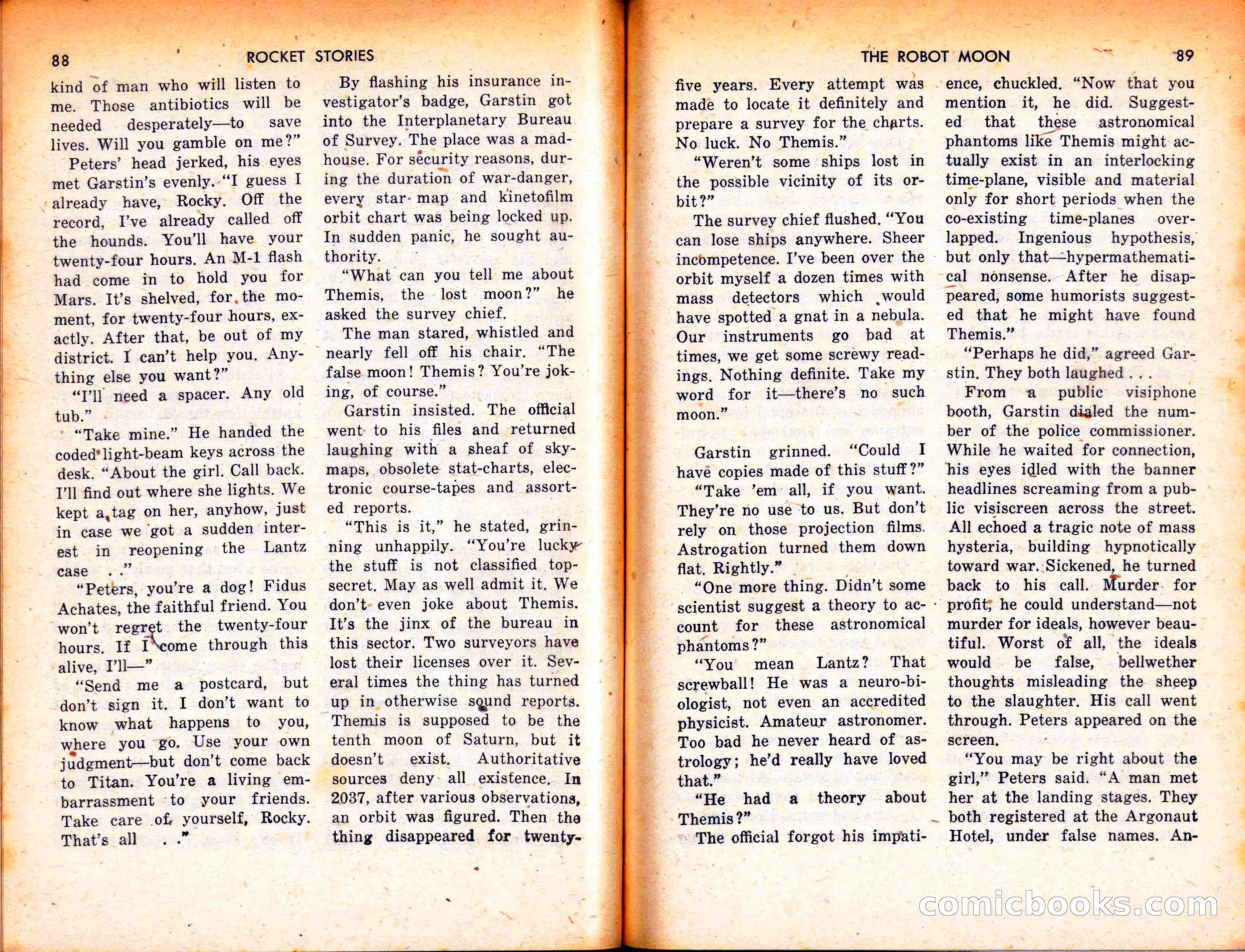 Rocket Stories, September 1953 — page 46 of 83