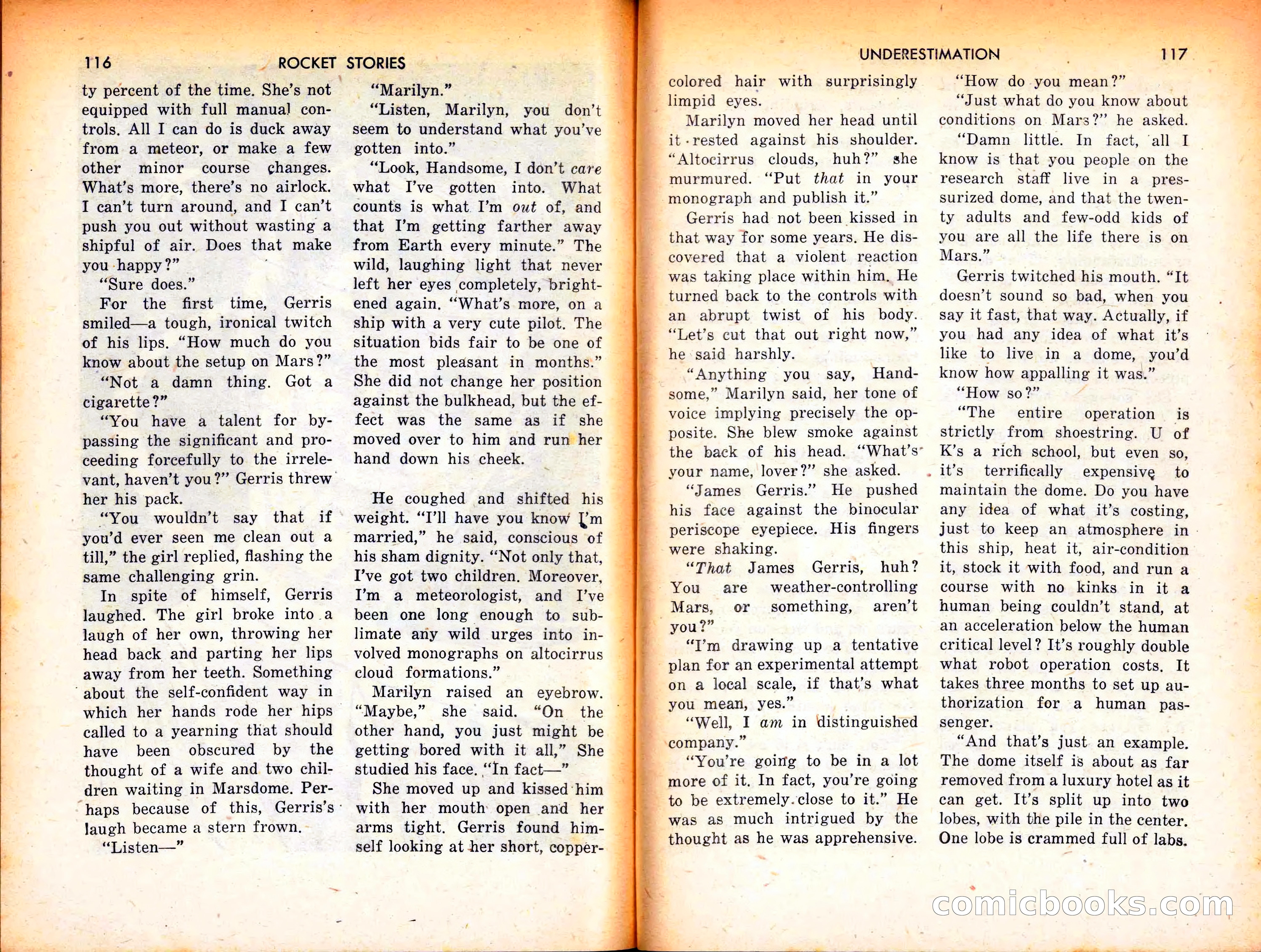 Rocket Stories, September 1953 — page 60 of 83