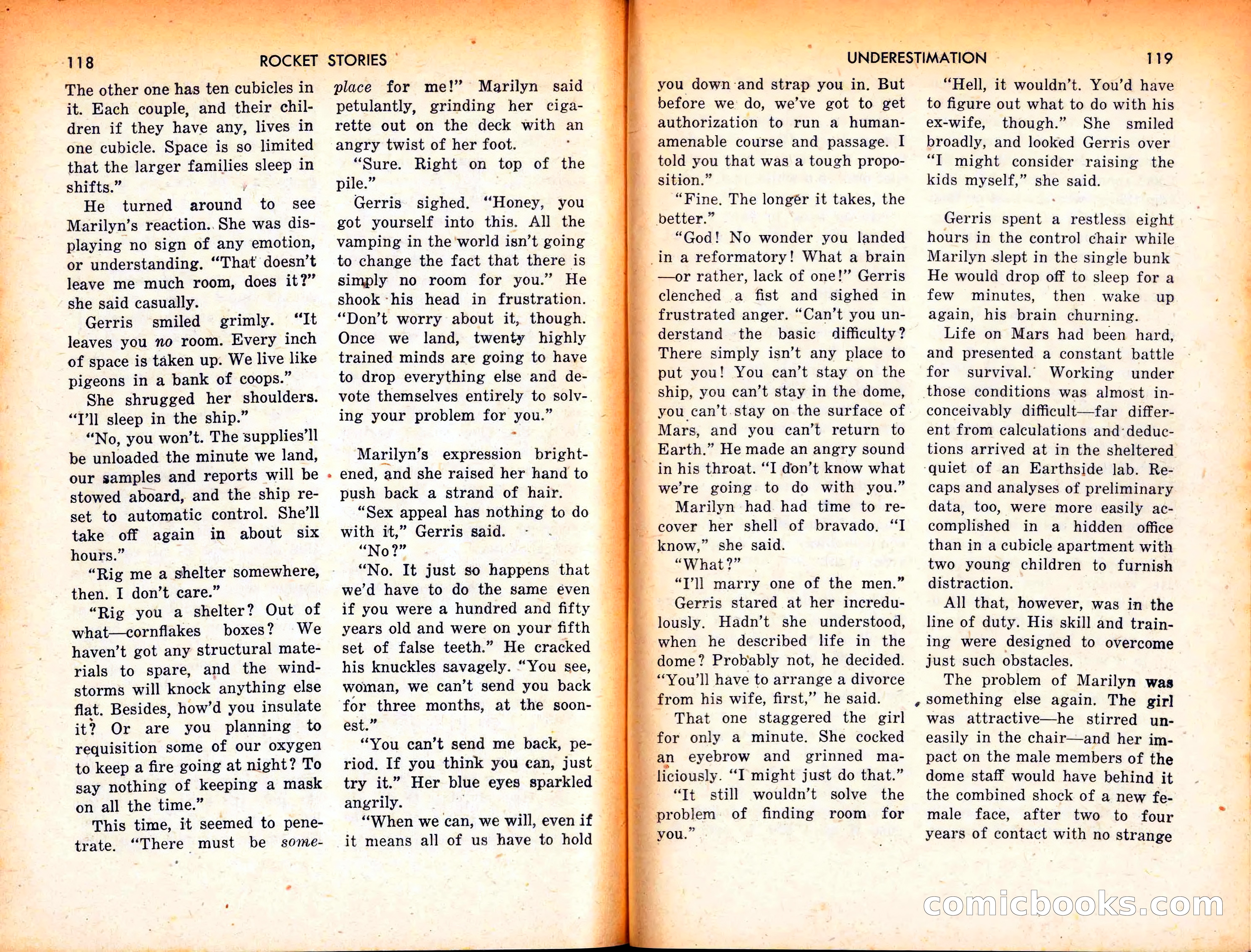 Rocket Stories, September 1953 — page 61 of 83