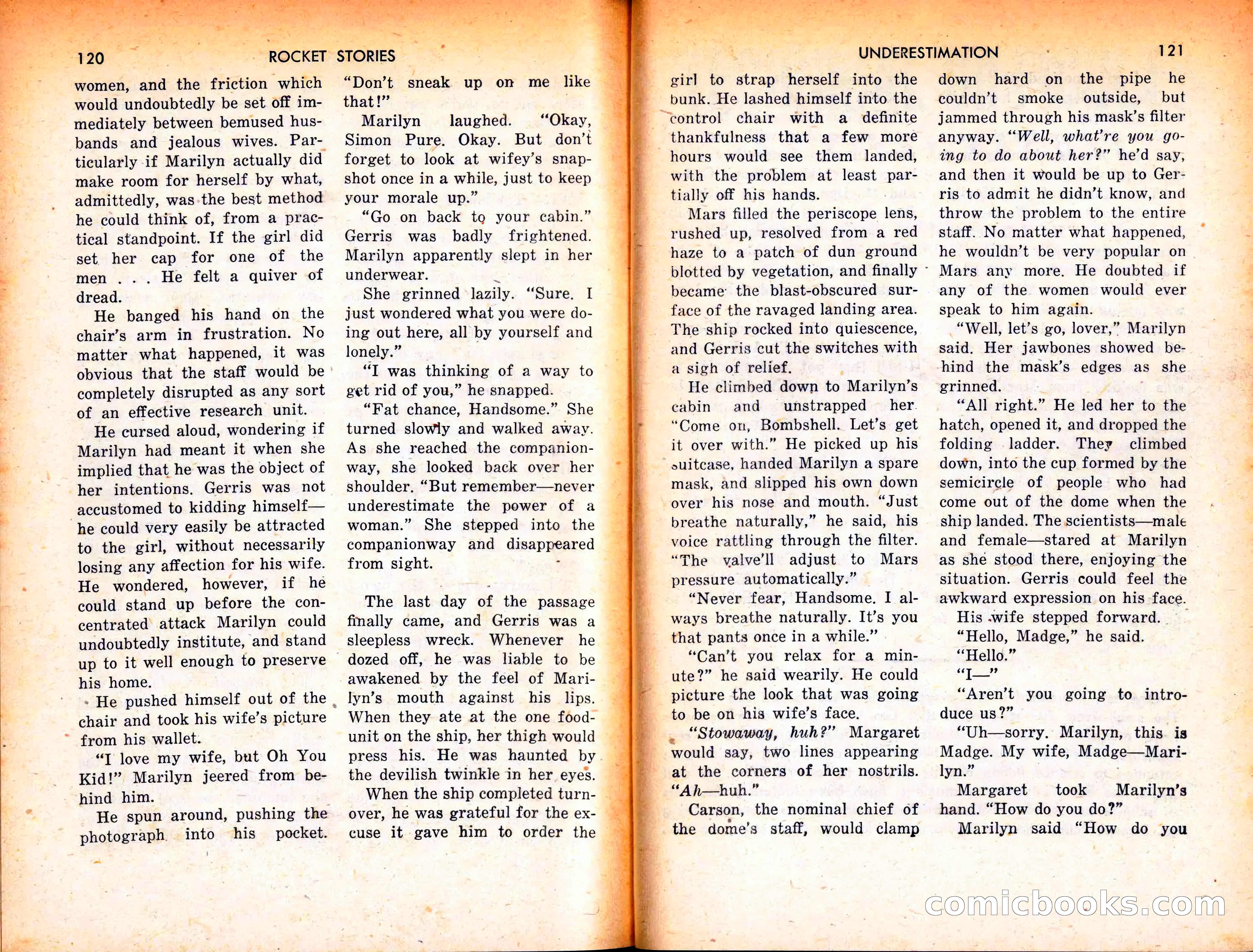 Rocket Stories, September 1953 — page 62 of 83