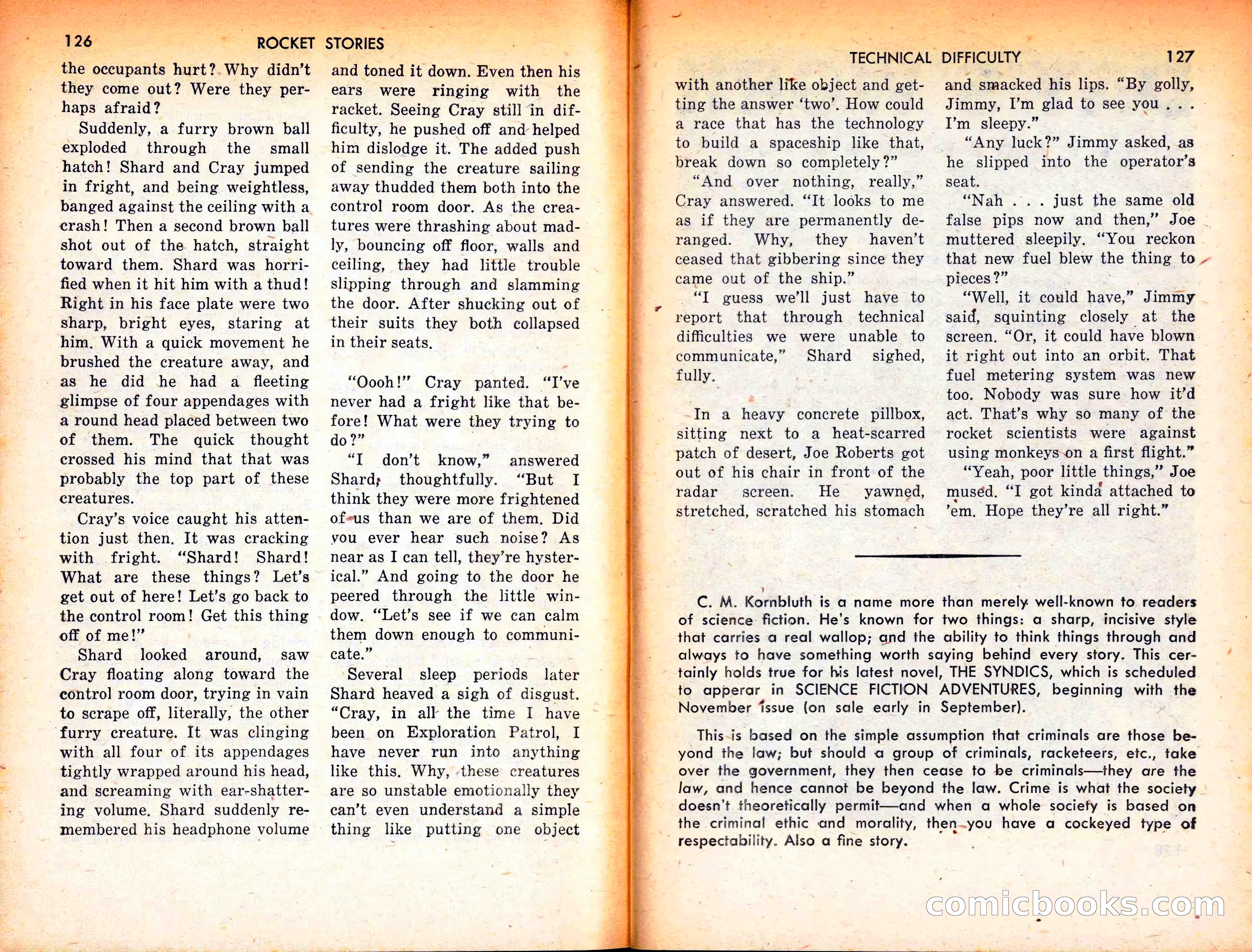 Rocket Stories, September 1953 — page 65 of 83