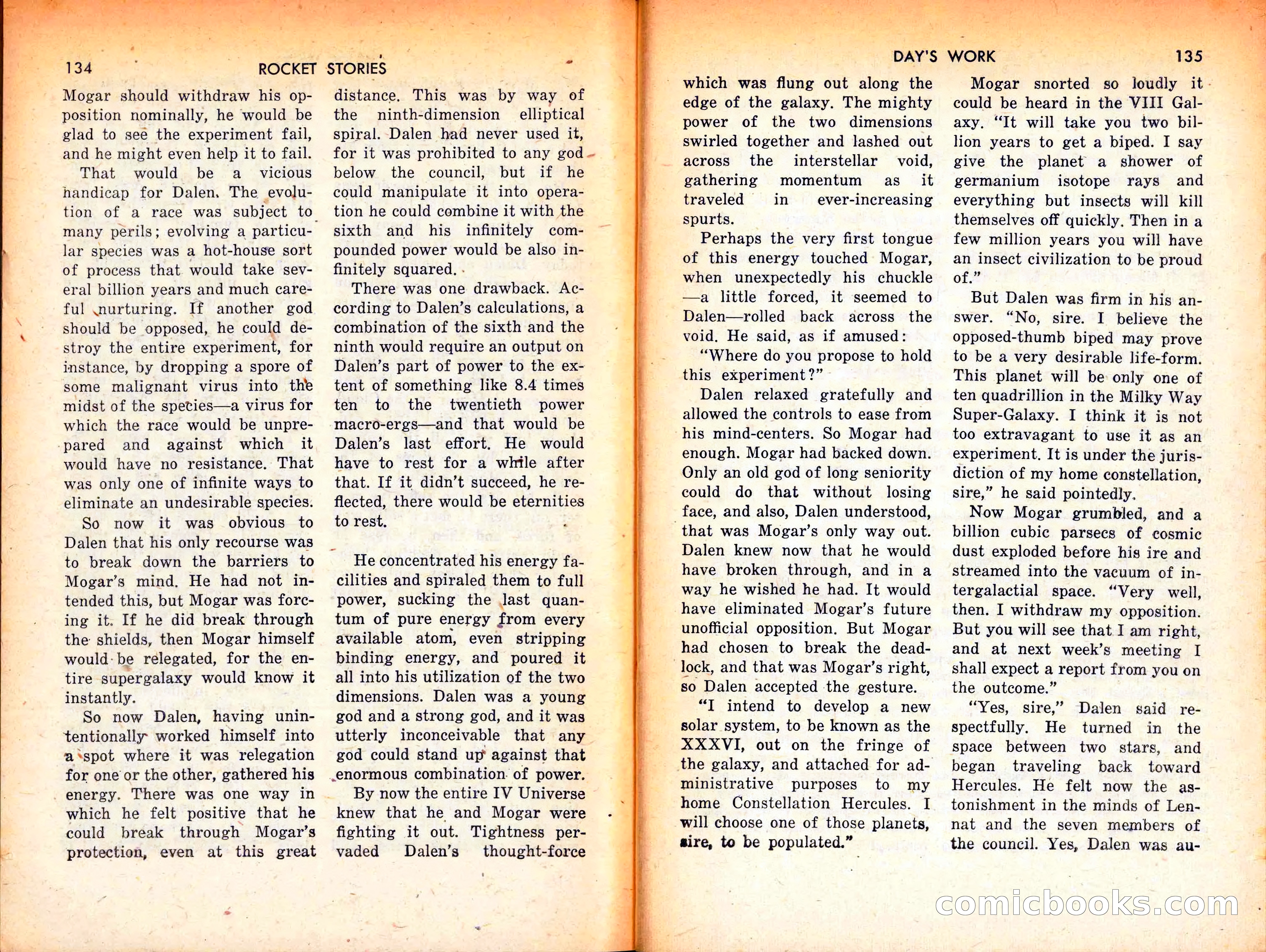 Rocket Stories, September 1953 — page 69 of 83