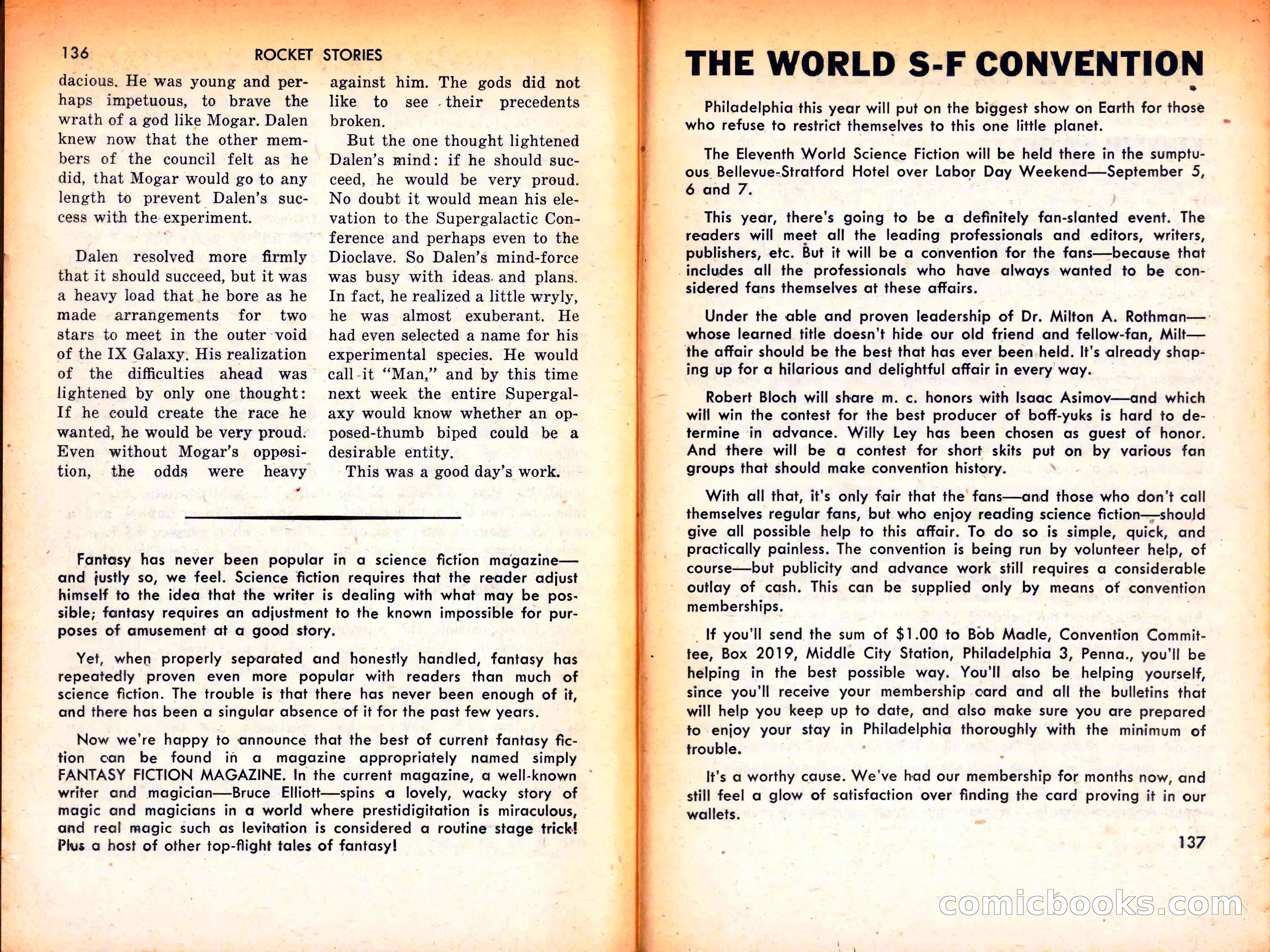 Rocket Stories, September 1953 — page 70 of 83