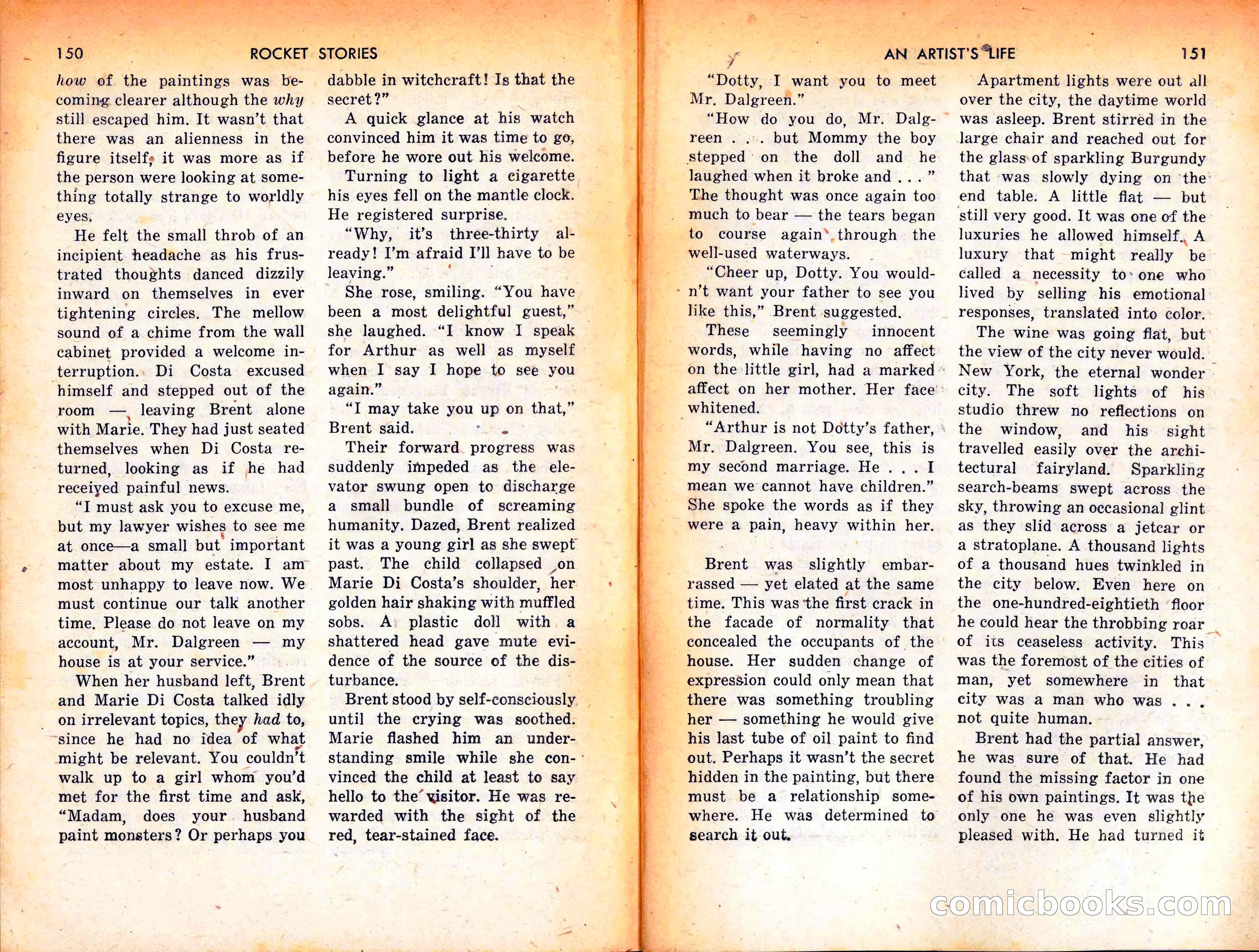 Rocket Stories, September 1953 — page 77 of 83