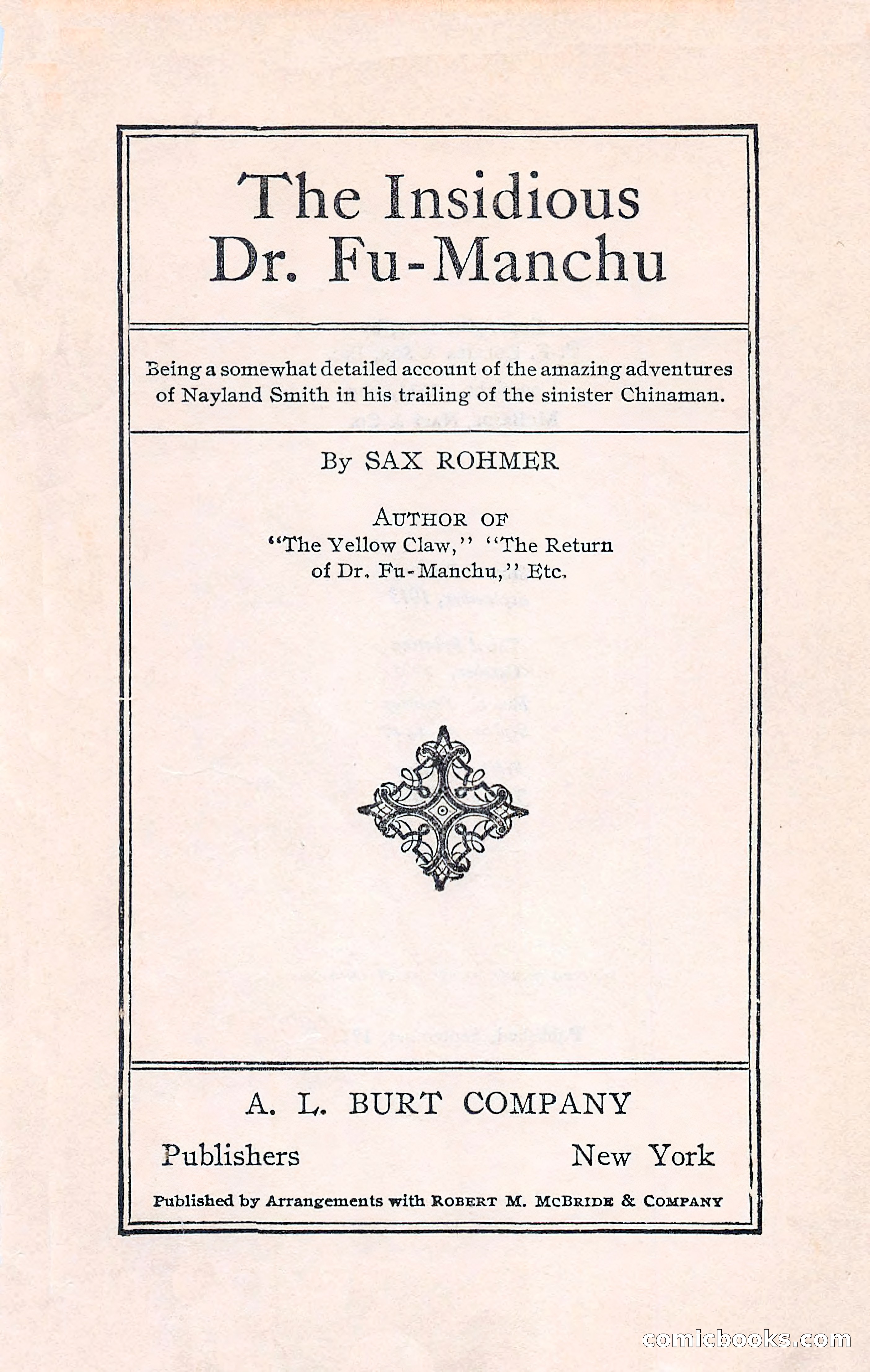 The Insidious Dr. Fu-Manchu — page 7 of 396