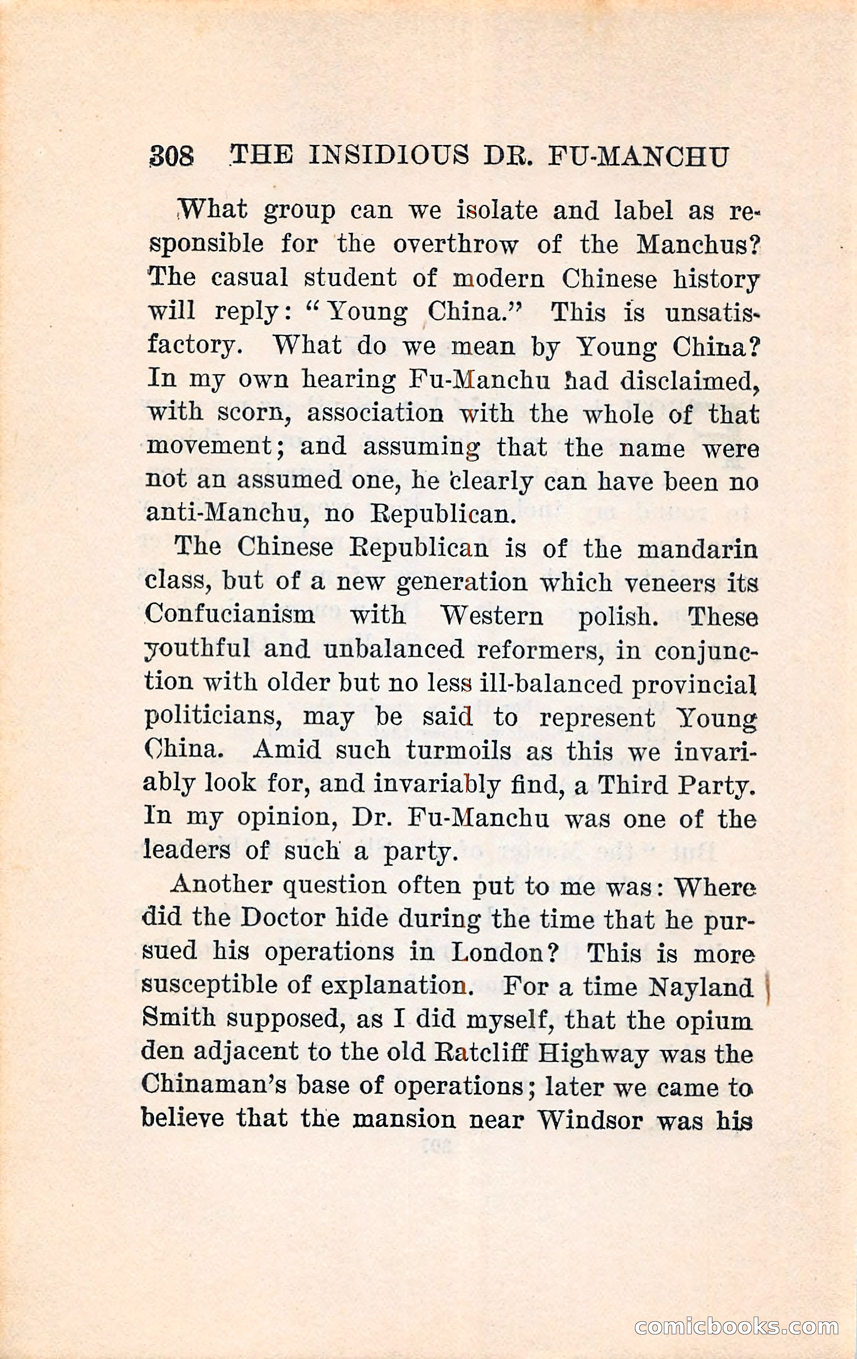 The Insidious Dr. Fu-Manchu — page 316 of 396