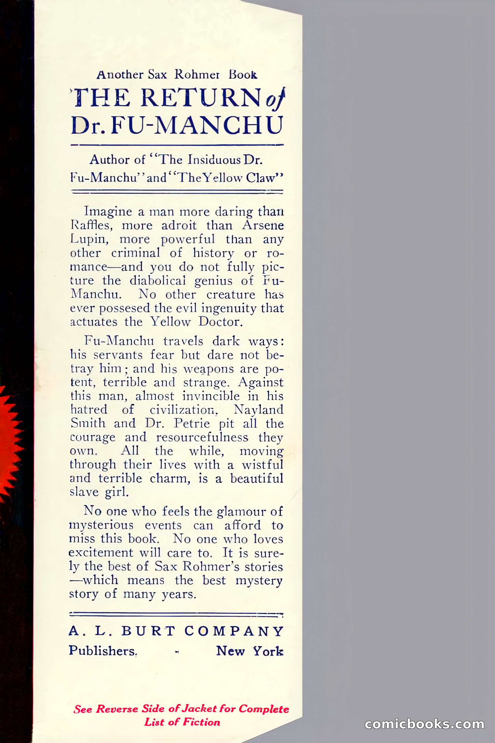 The Return of Dr. Fu-Manchu — page 4 of 375
