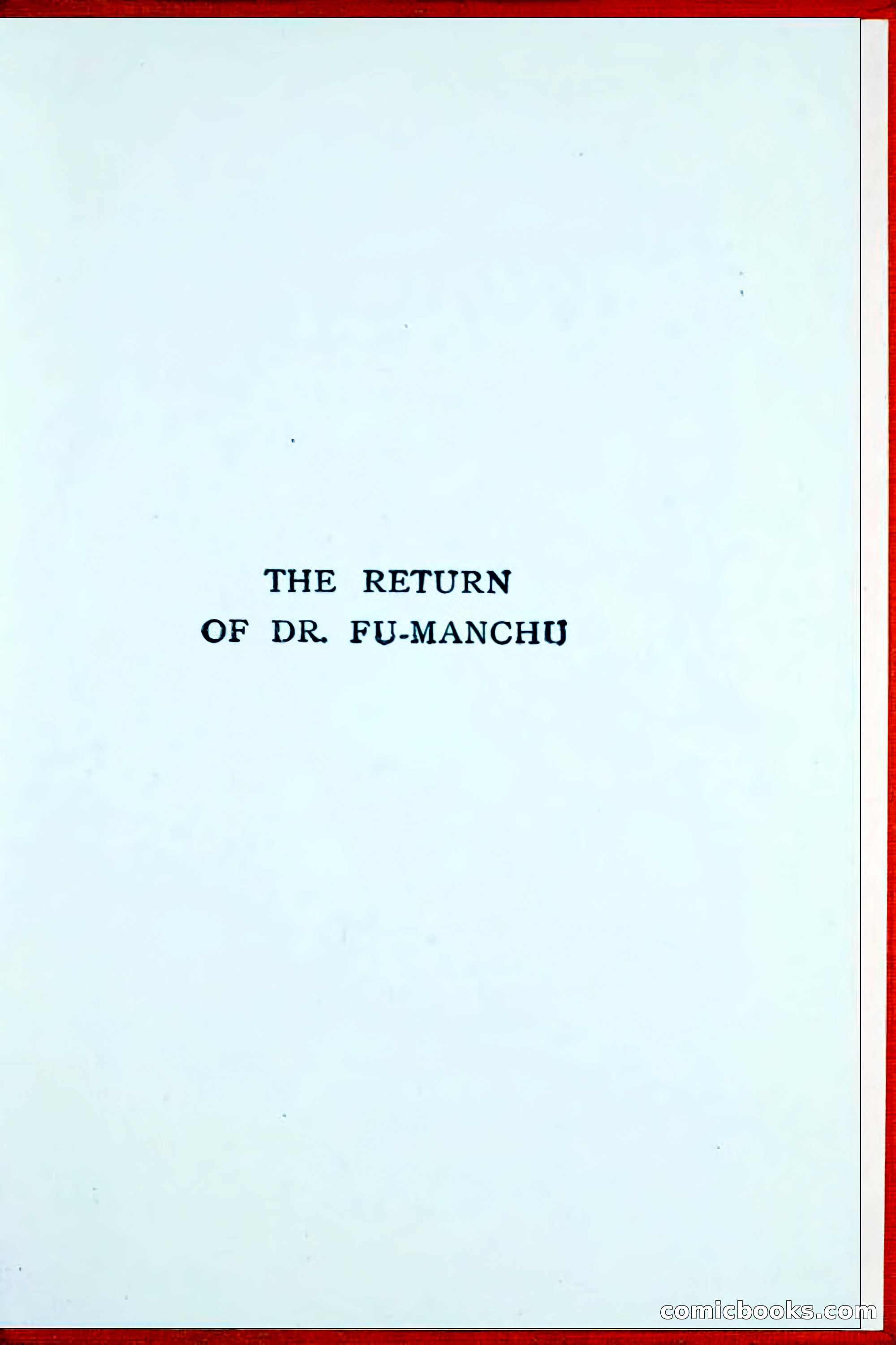 The Return of Dr. Fu-Manchu — page 17 of 375