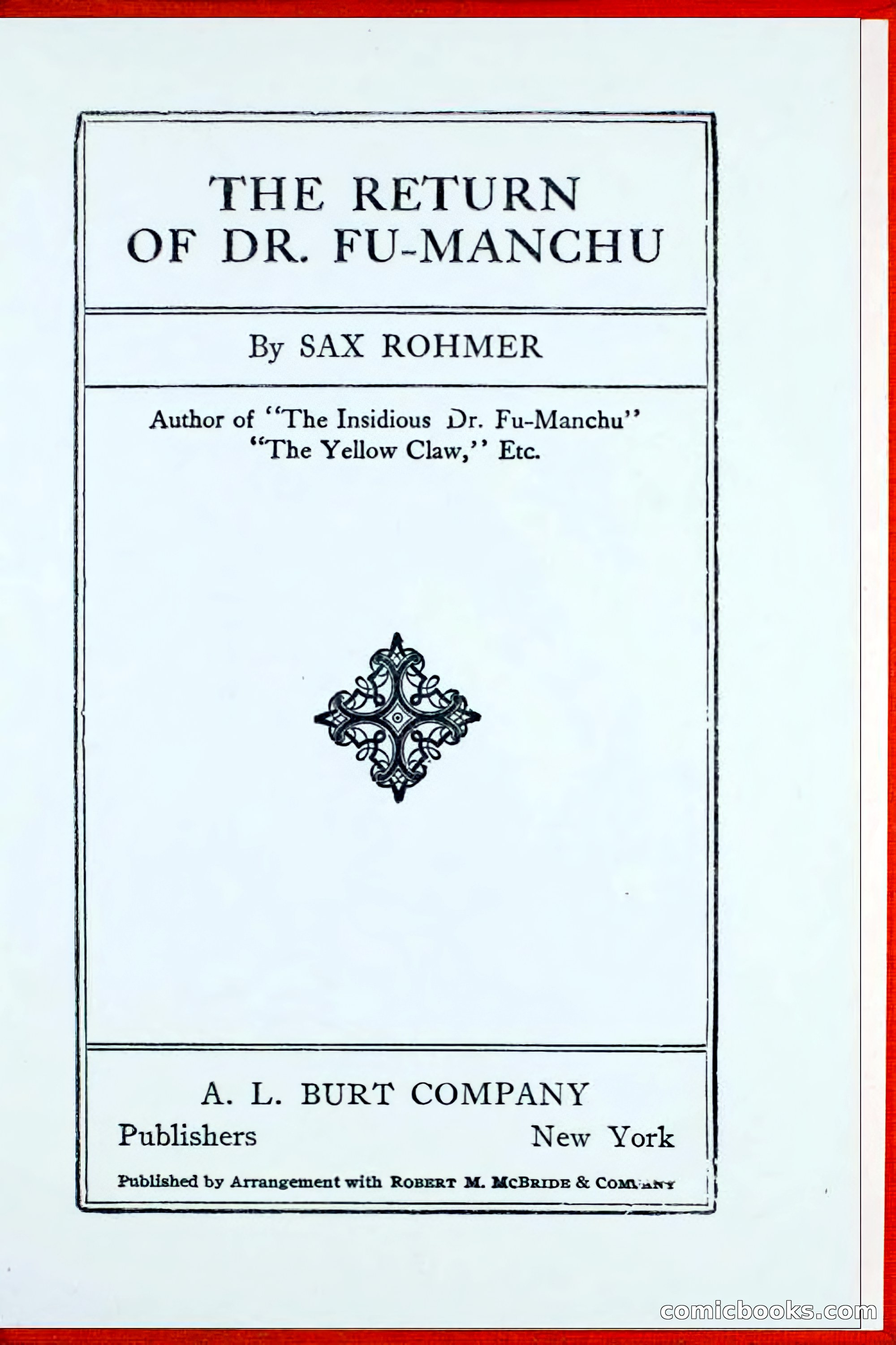 The Return of Dr. Fu-Manchu — page 19 of 375