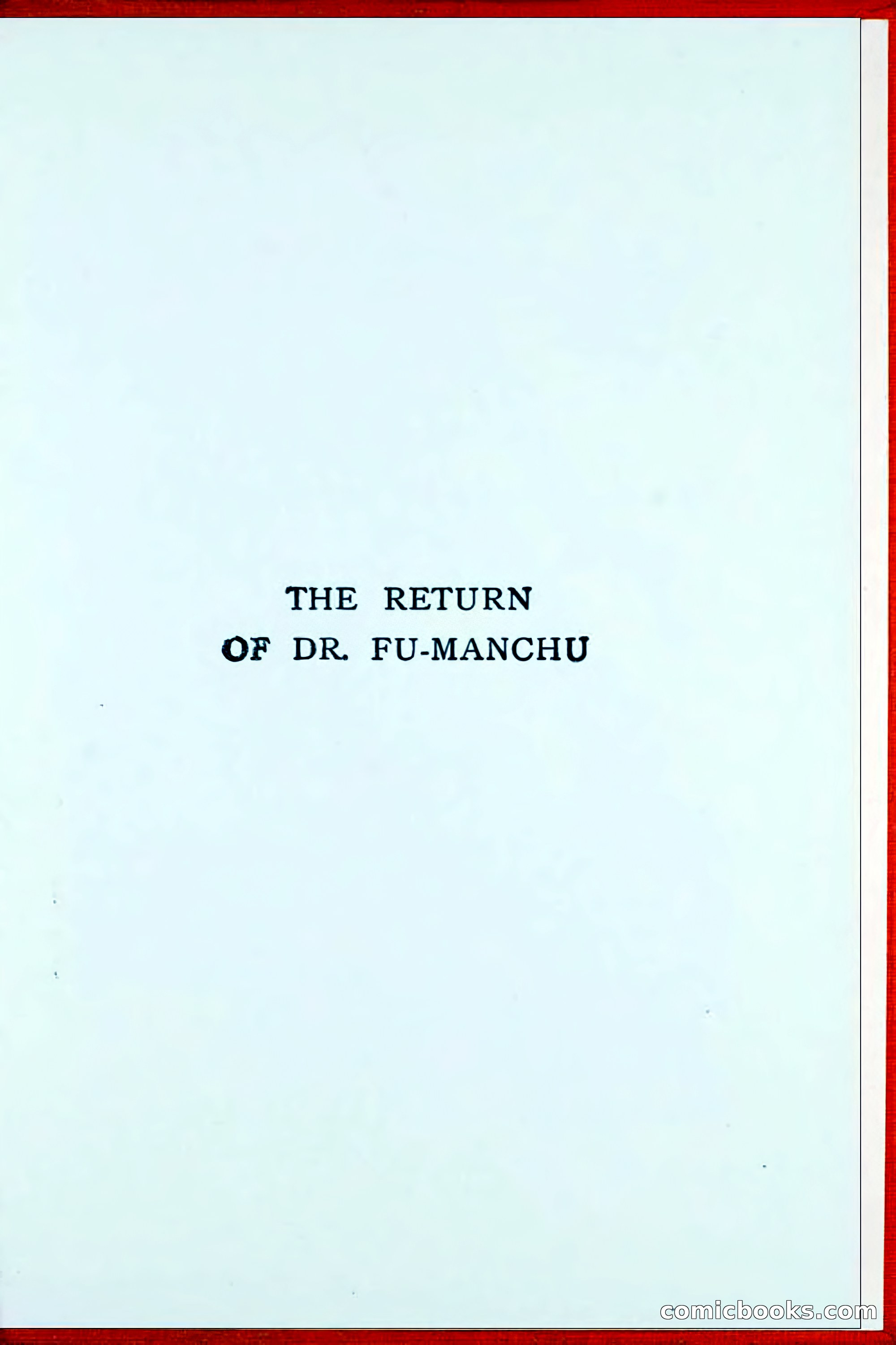 The Return of Dr. Fu-Manchu — page 23 of 375