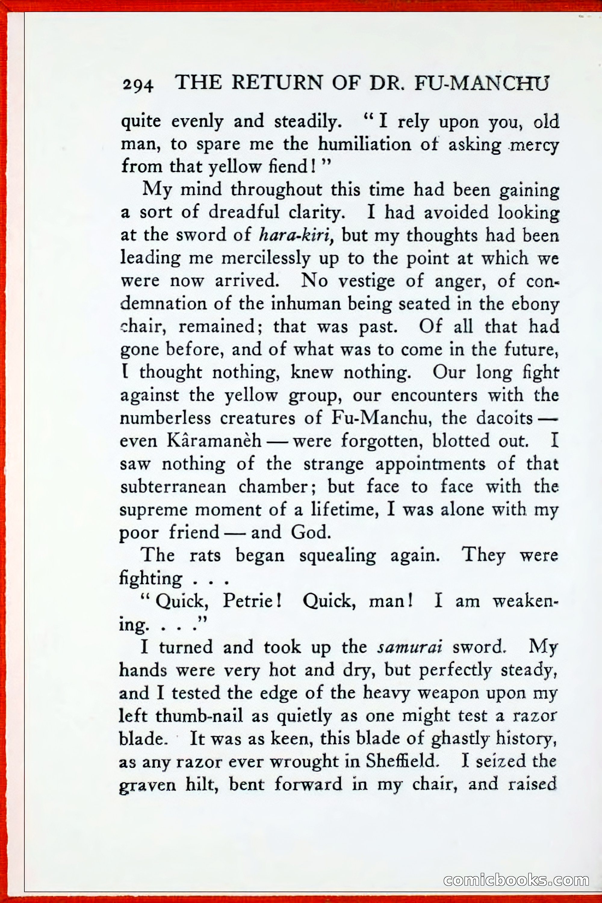 The Return of Dr. Fu-Manchu — page 318 of 375