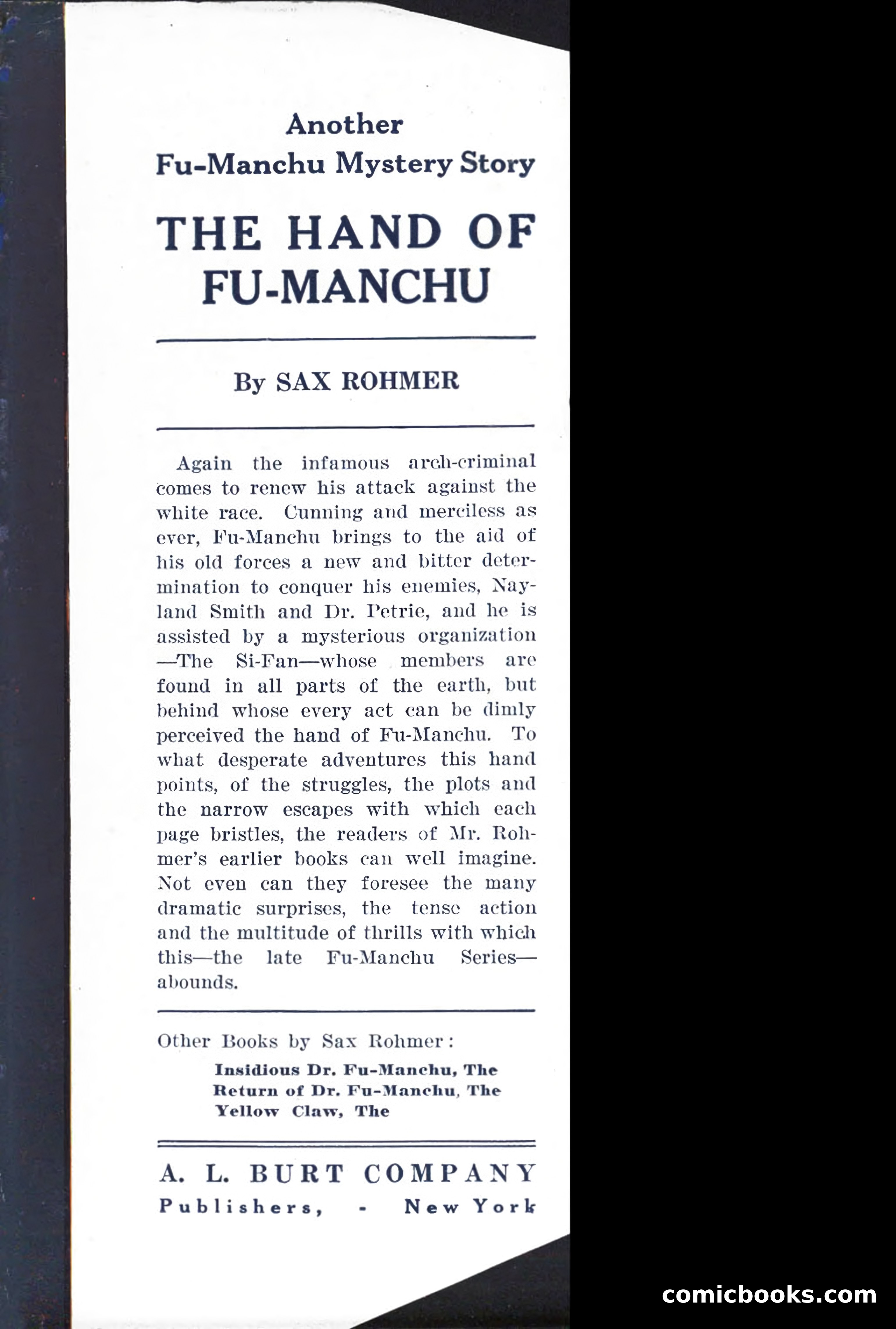 The Hand of Fu Manchu — page 2 of 335