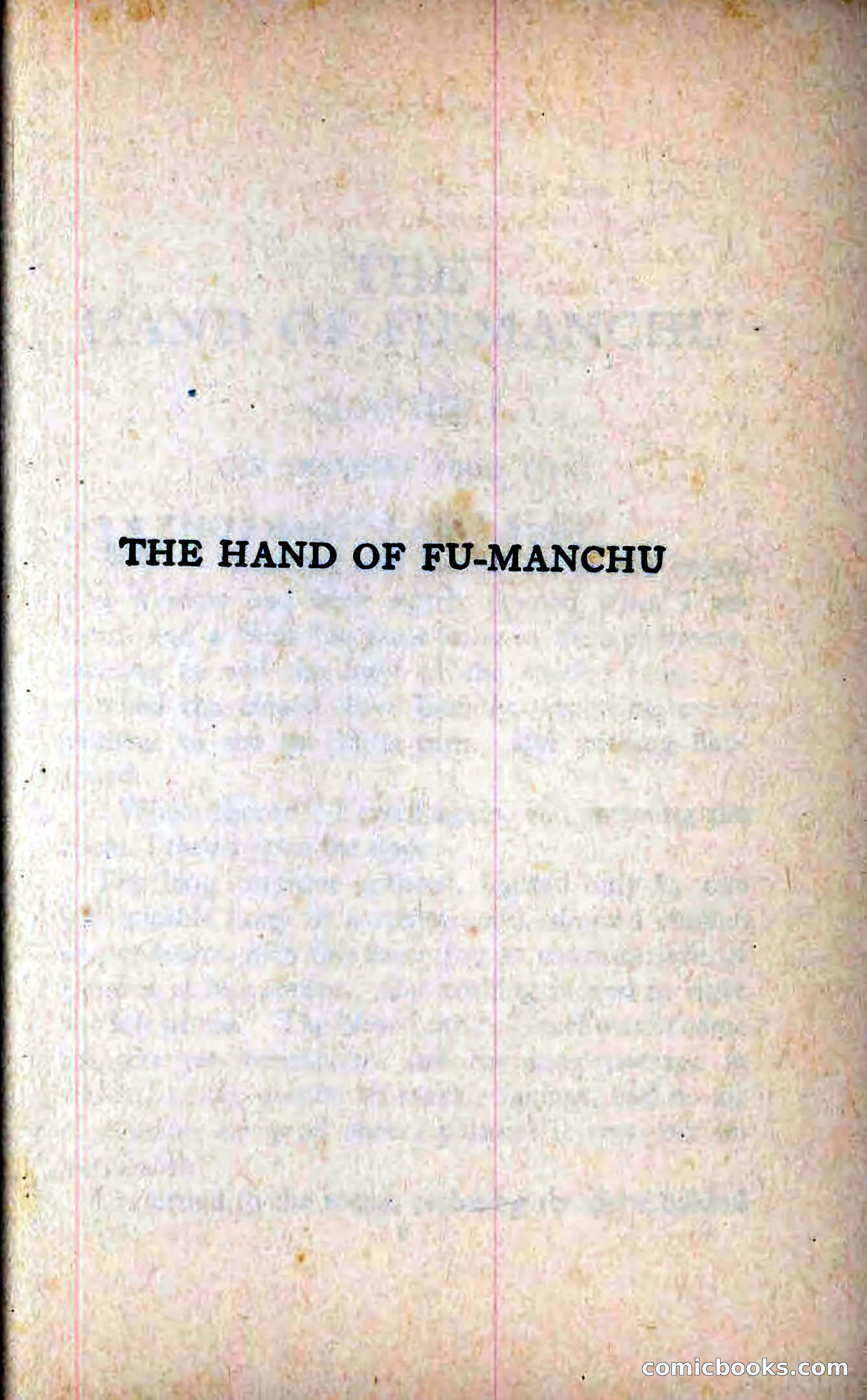 The Hand of Fu Manchu — page 17 of 335