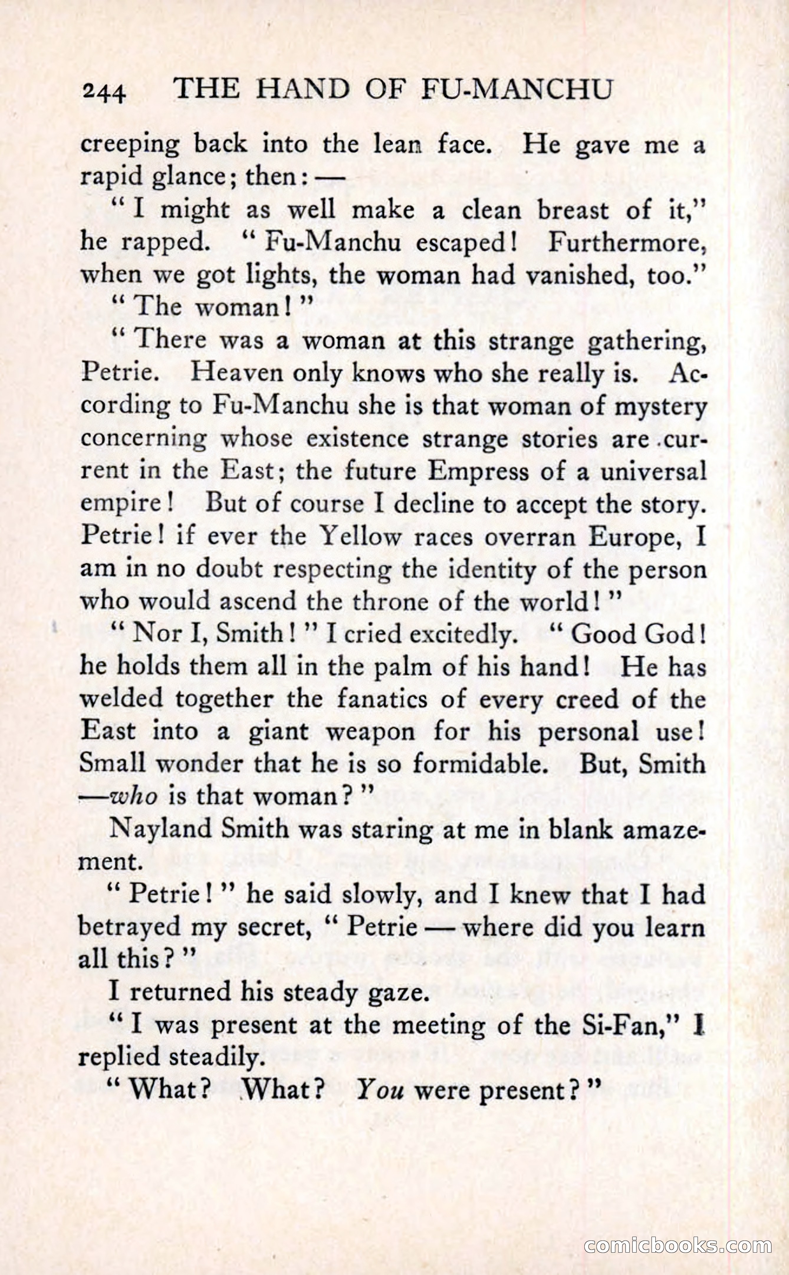 The Hand of Fu Manchu — page 262 of 335