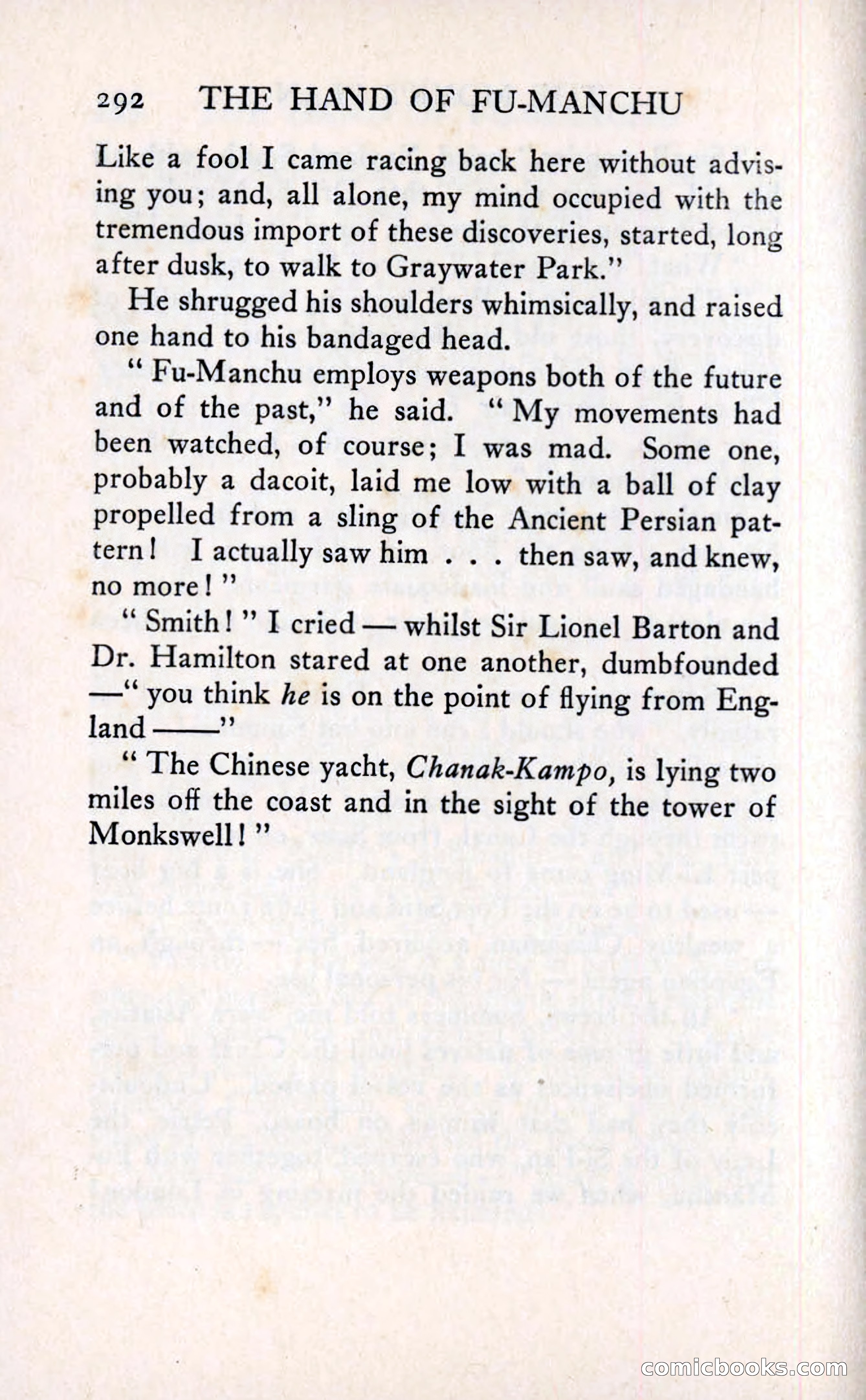 The Hand of Fu Manchu — page 310 of 335