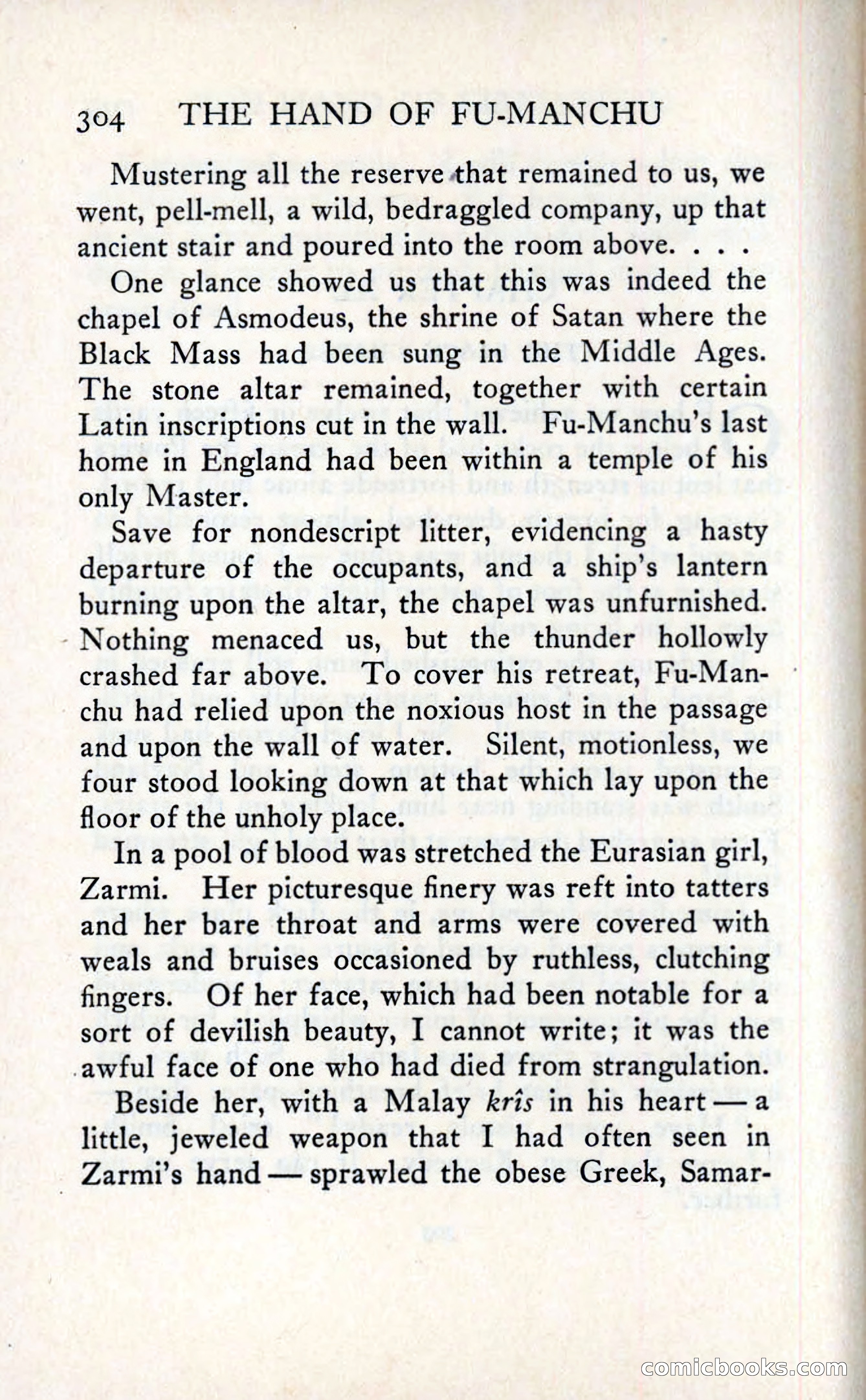 The Hand of Fu Manchu — page 322 of 335
