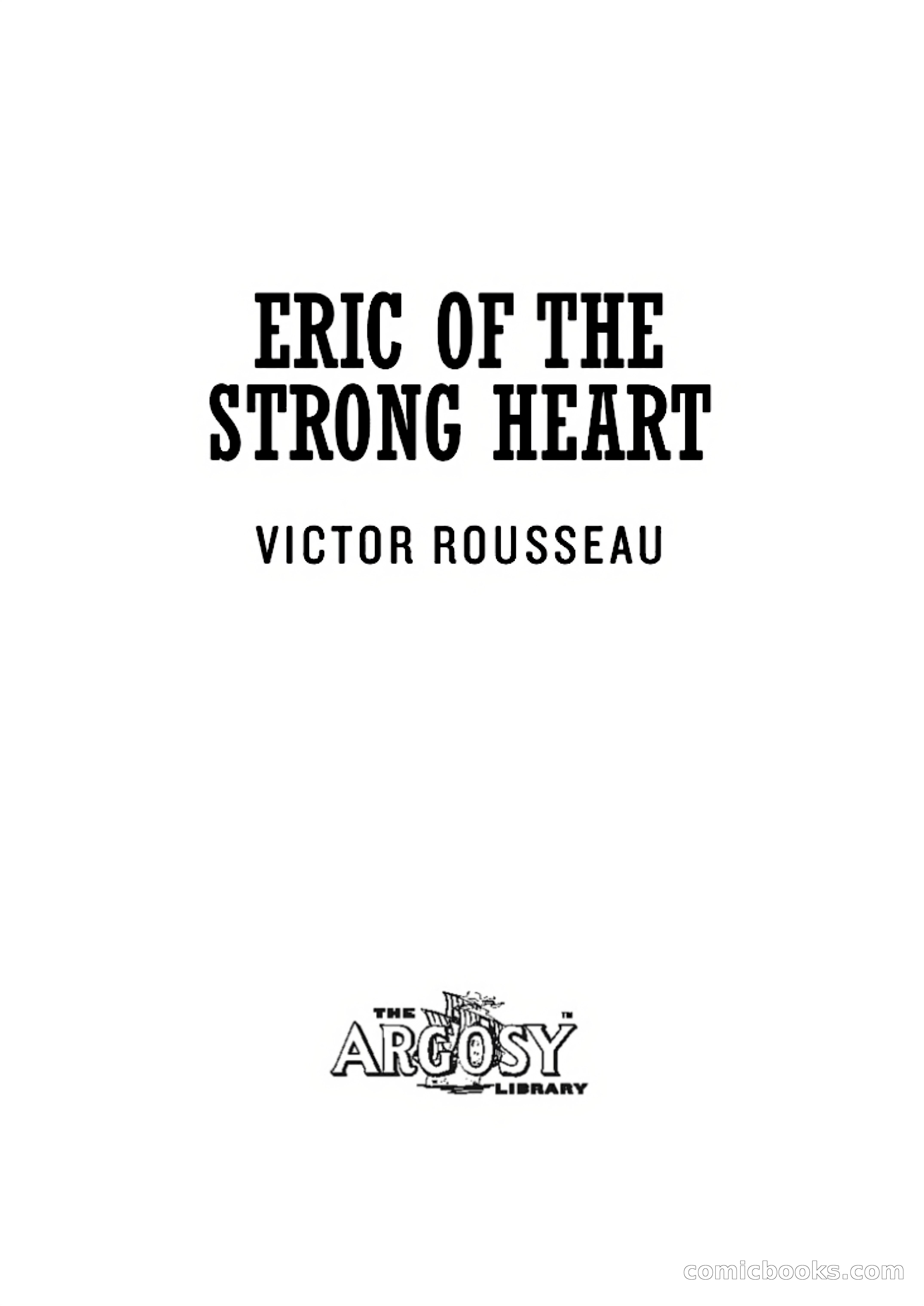 Eric of the Strong Heart — page 5 of 204