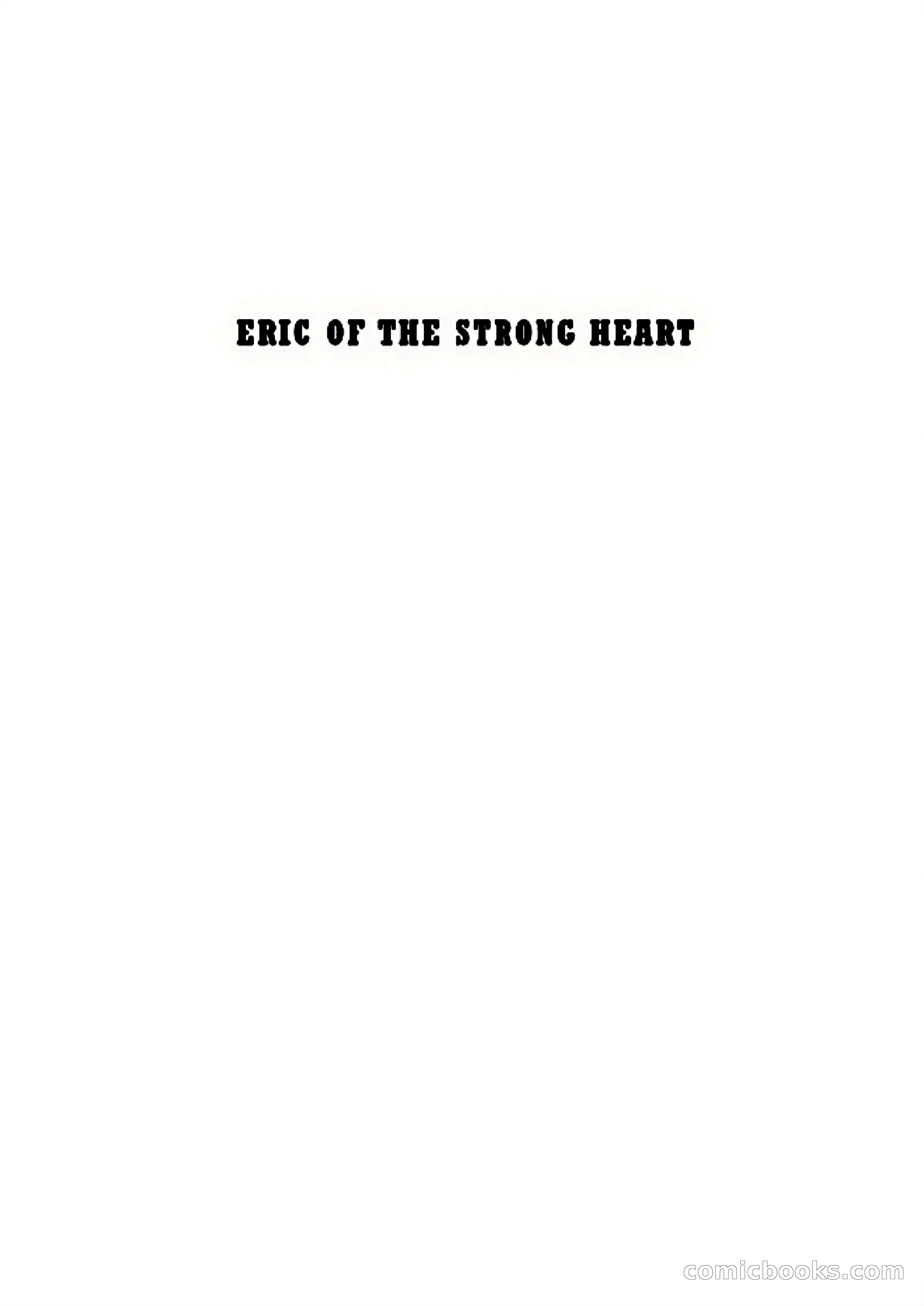 Eric of the Strong Heart — page 7 of 204