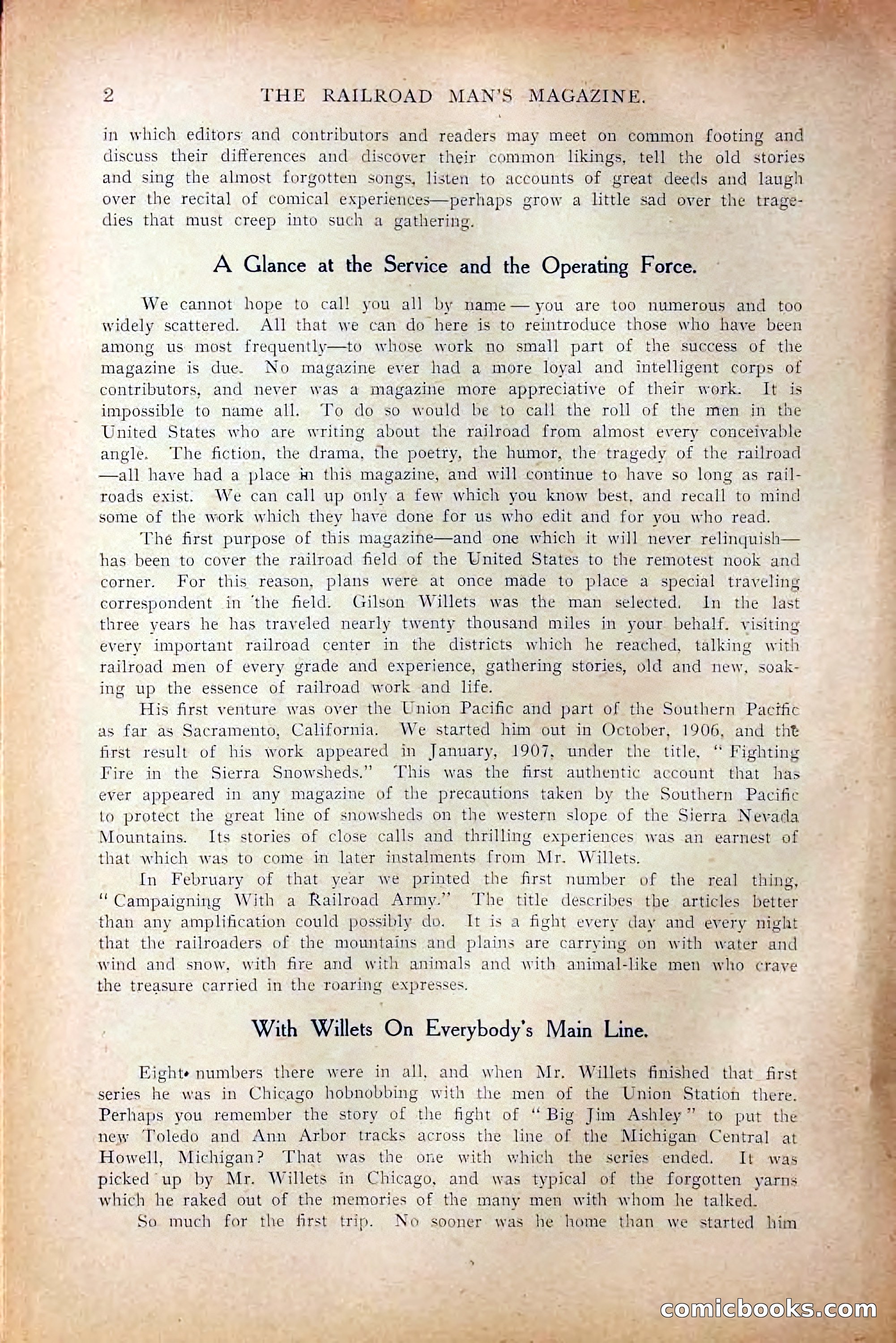 The Railroad Man's Magazine, October 1909 — page 8 of 212