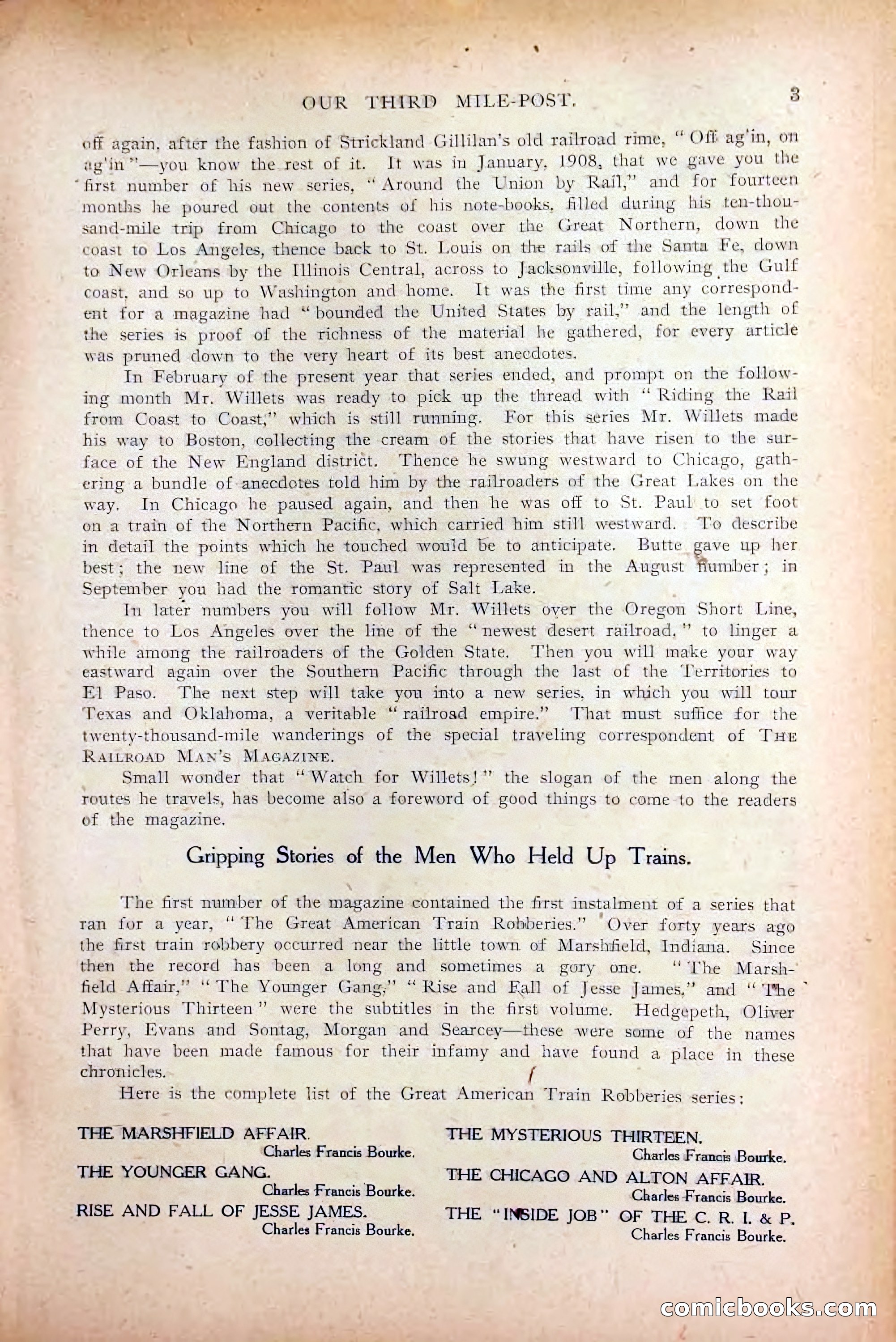 The Railroad Man's Magazine, October 1909 — page 9 of 212