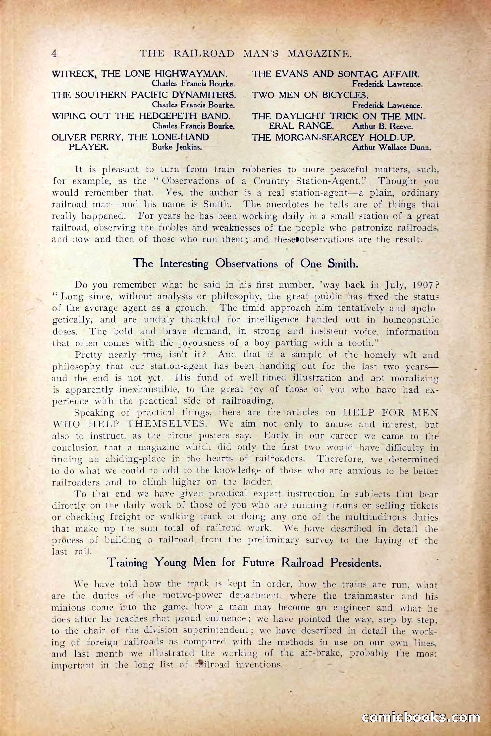 The Railroad Man's Magazine, October 1909 — page 10 of 212