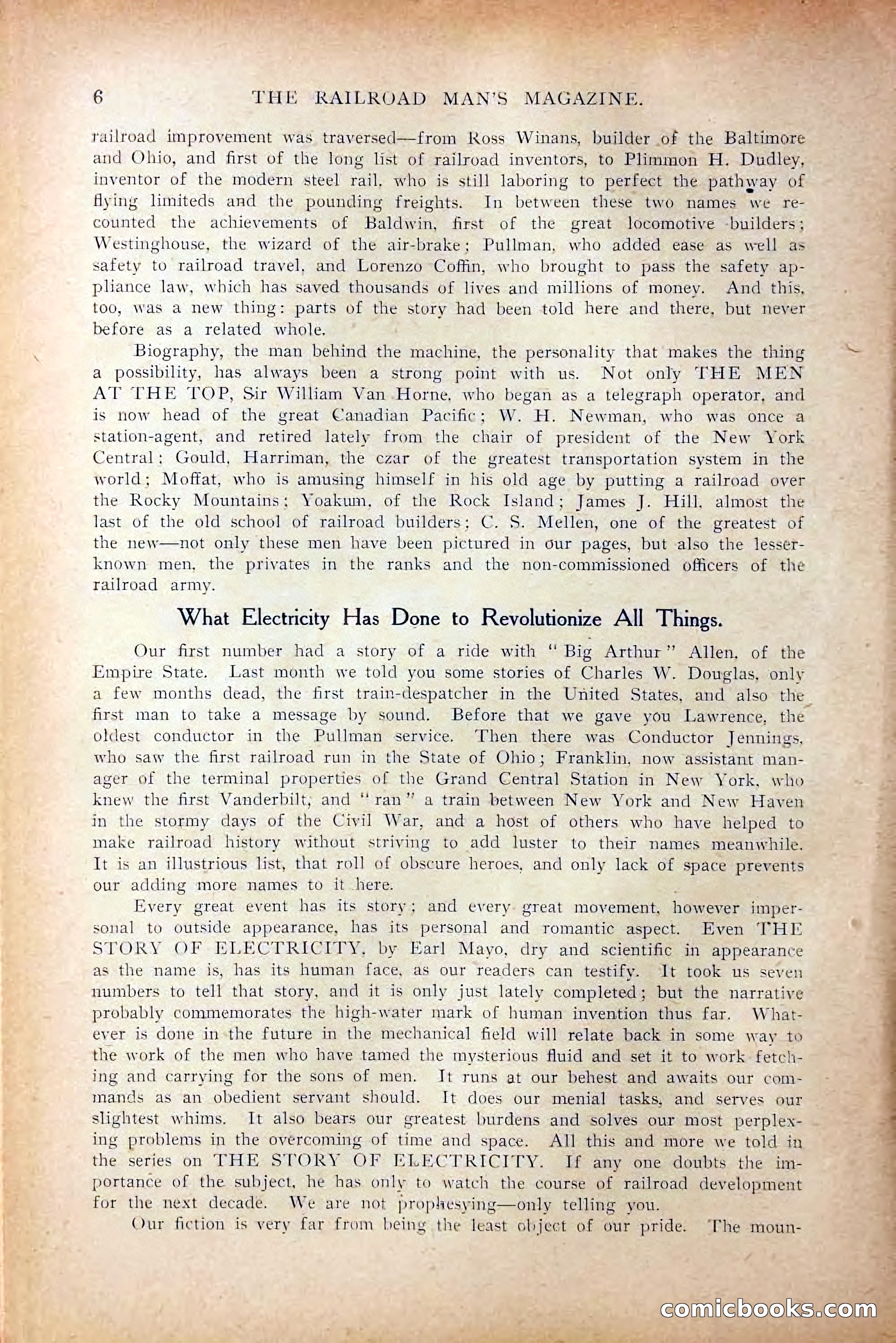 The Railroad Man's Magazine, October 1909 — page 12 of 212