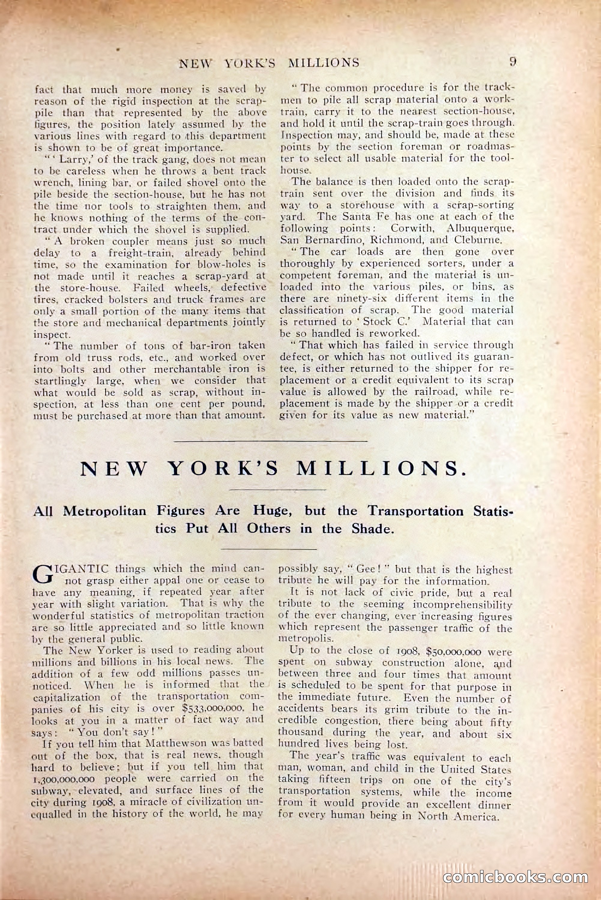 The Railroad Man's Magazine, October 1909 — page 15 of 212