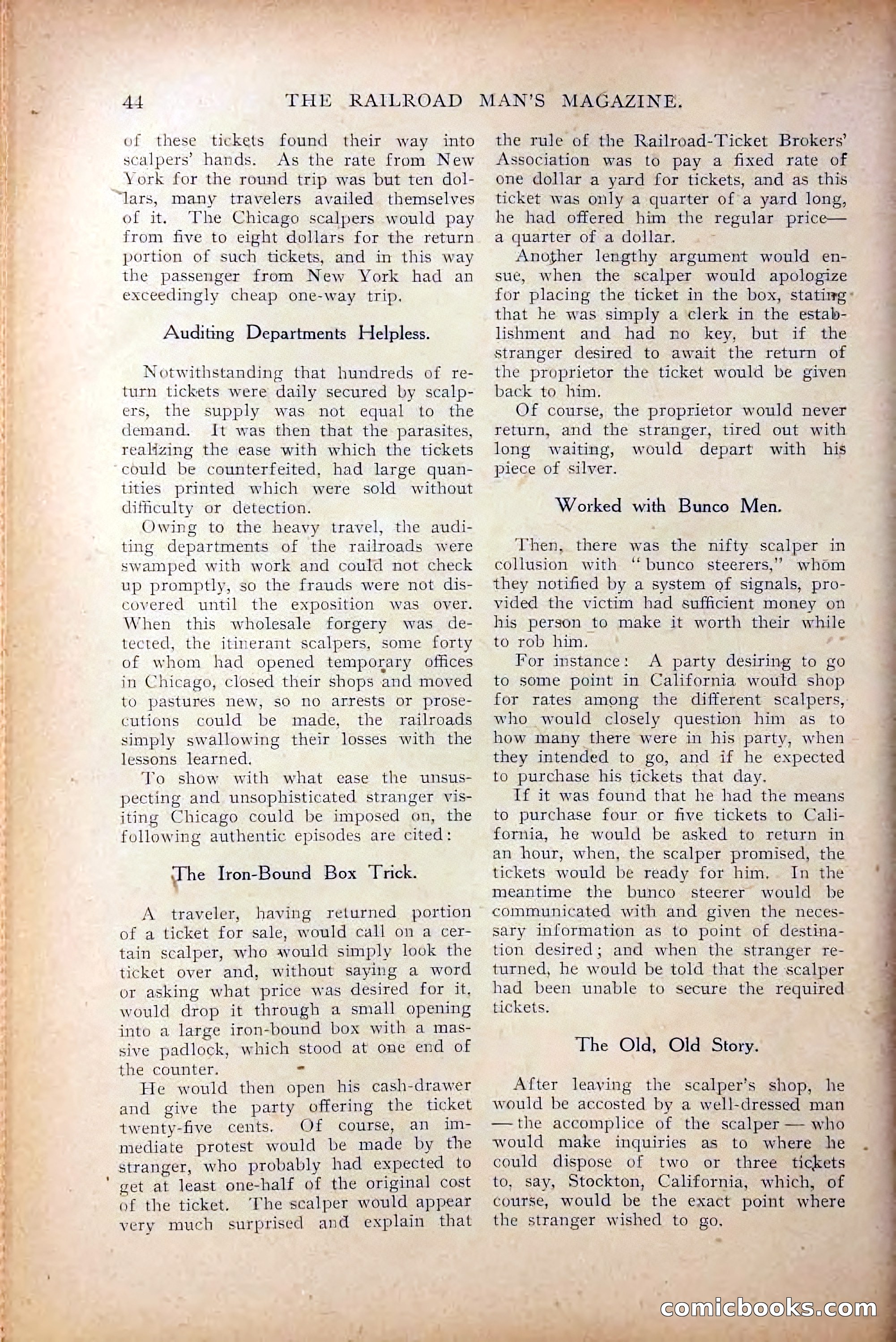 The Railroad Man's Magazine, October 1909 — page 50 of 212
