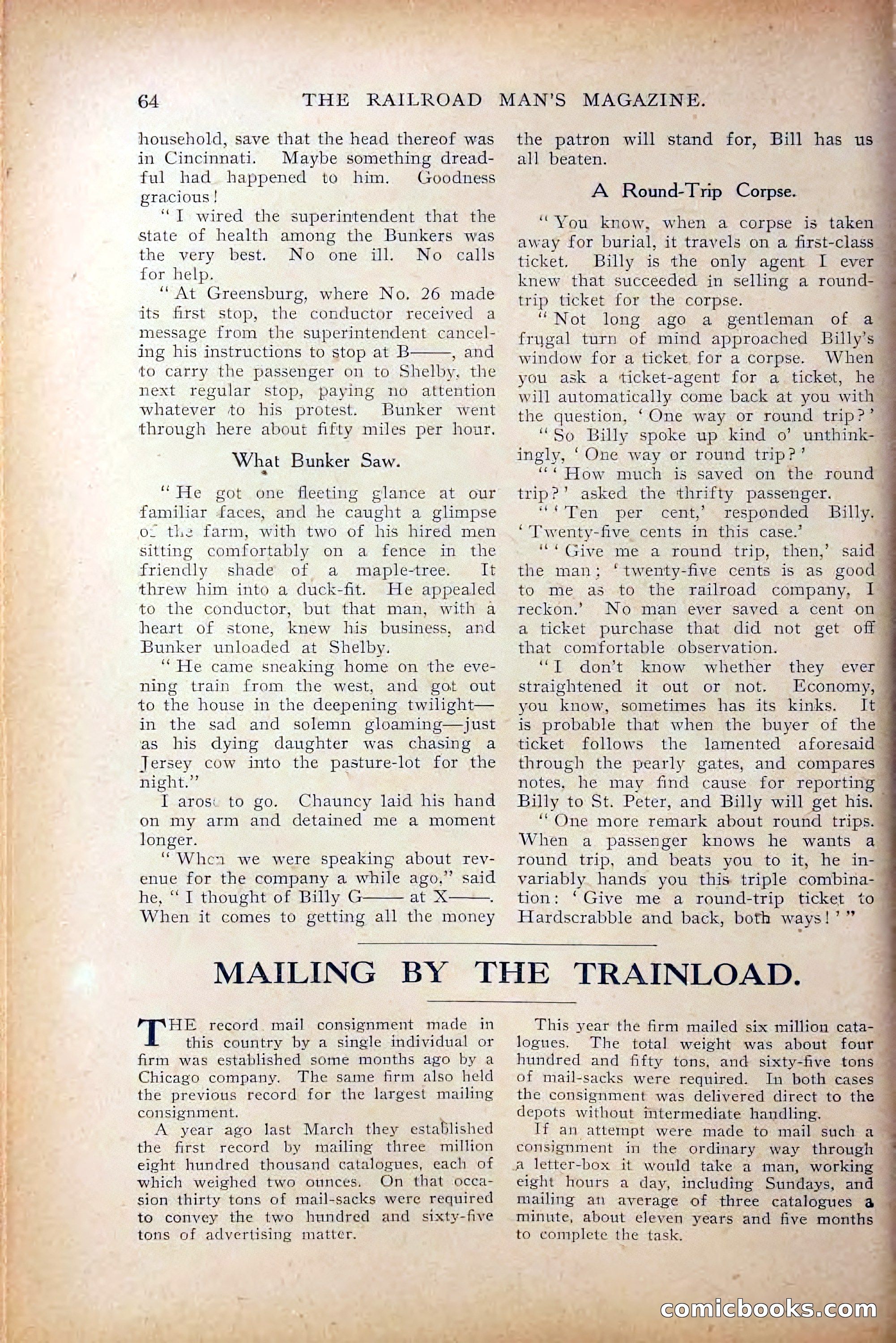 The Railroad Man's Magazine, October 1909 — page 70 of 212