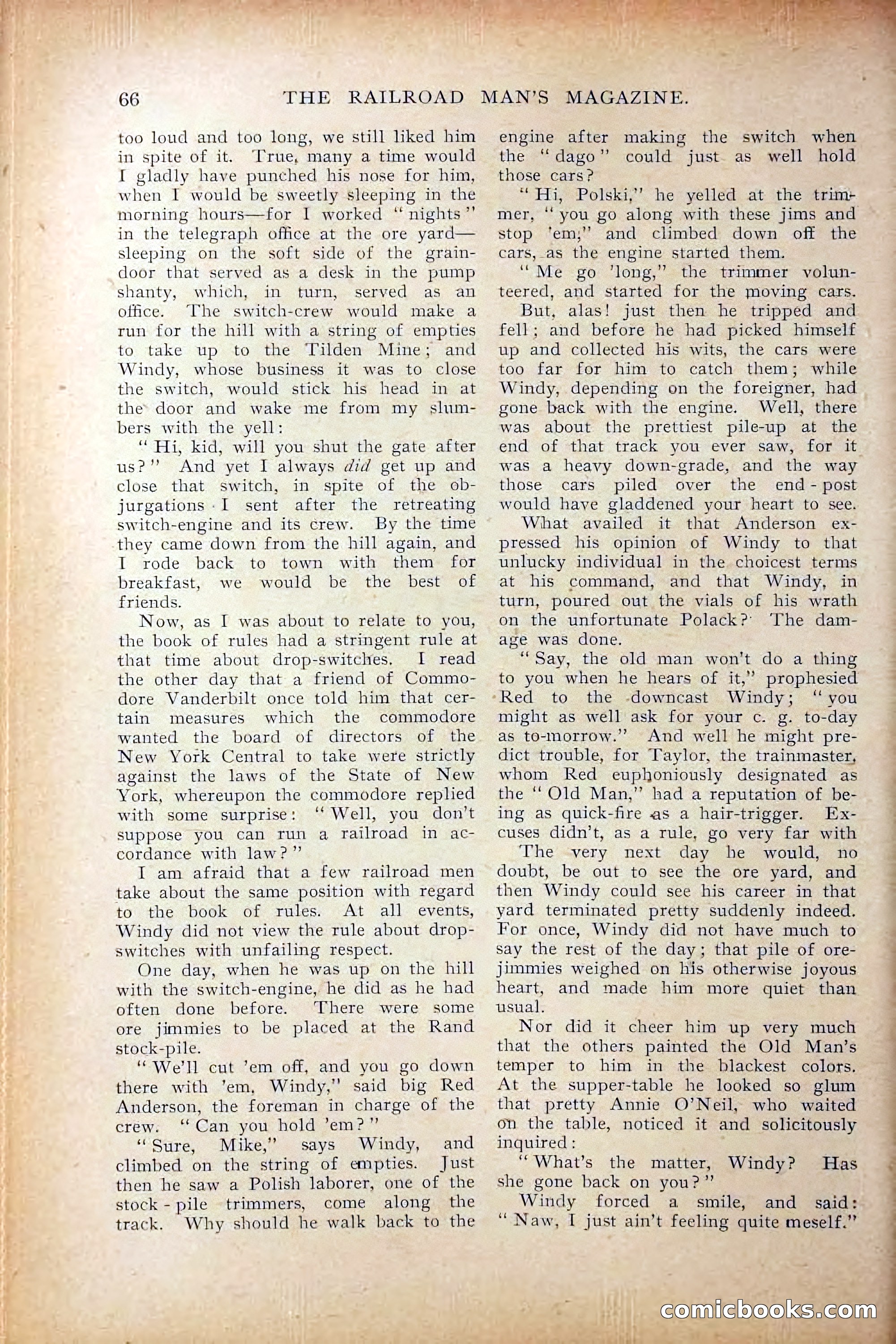 The Railroad Man's Magazine, October 1909 — page 72 of 212