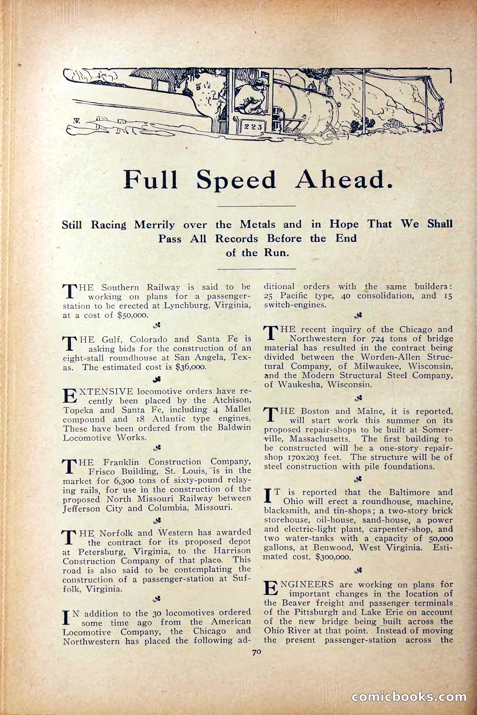 The Railroad Man's Magazine, October 1909 — page 76 of 212