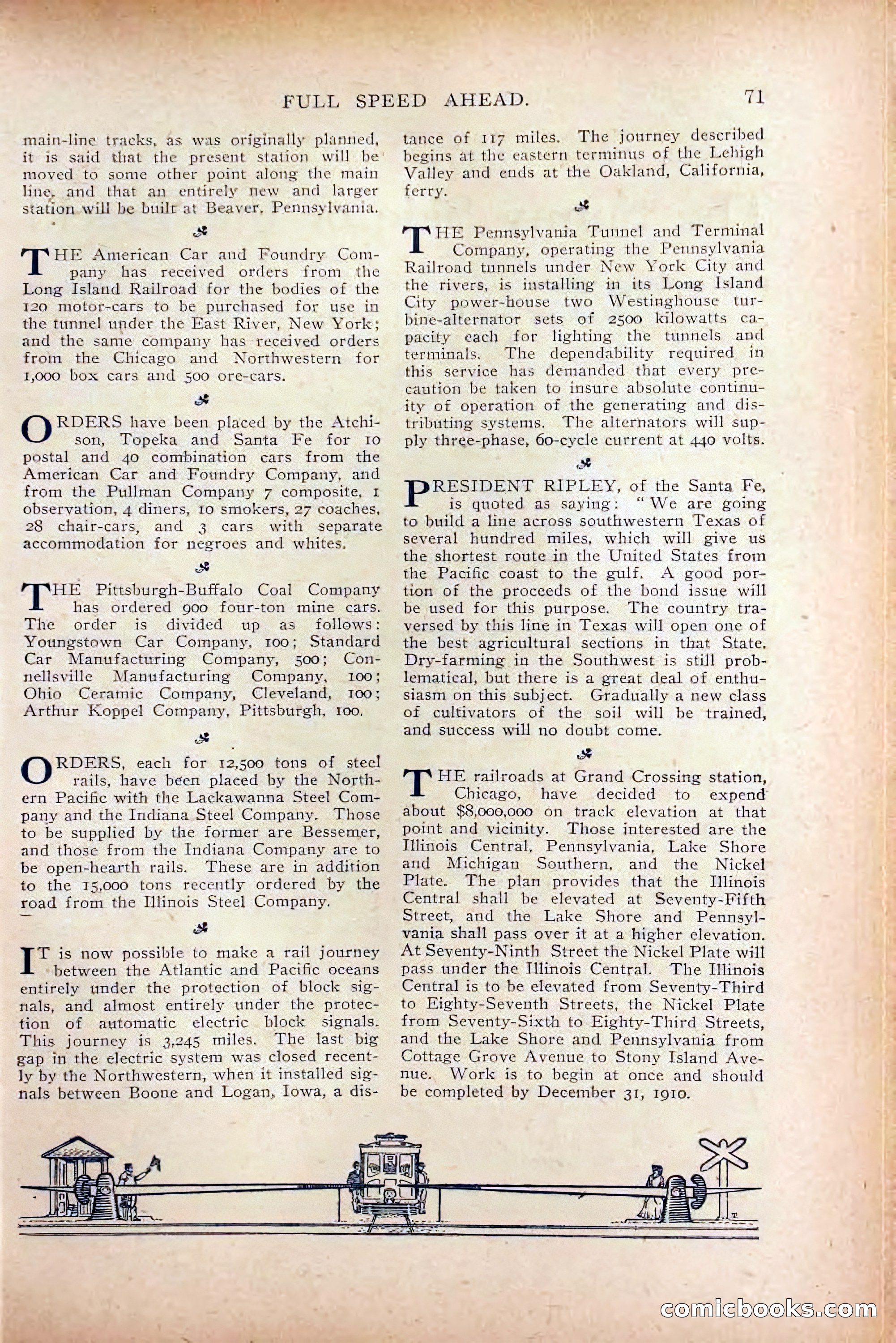 The Railroad Man's Magazine, October 1909 — page 77 of 212