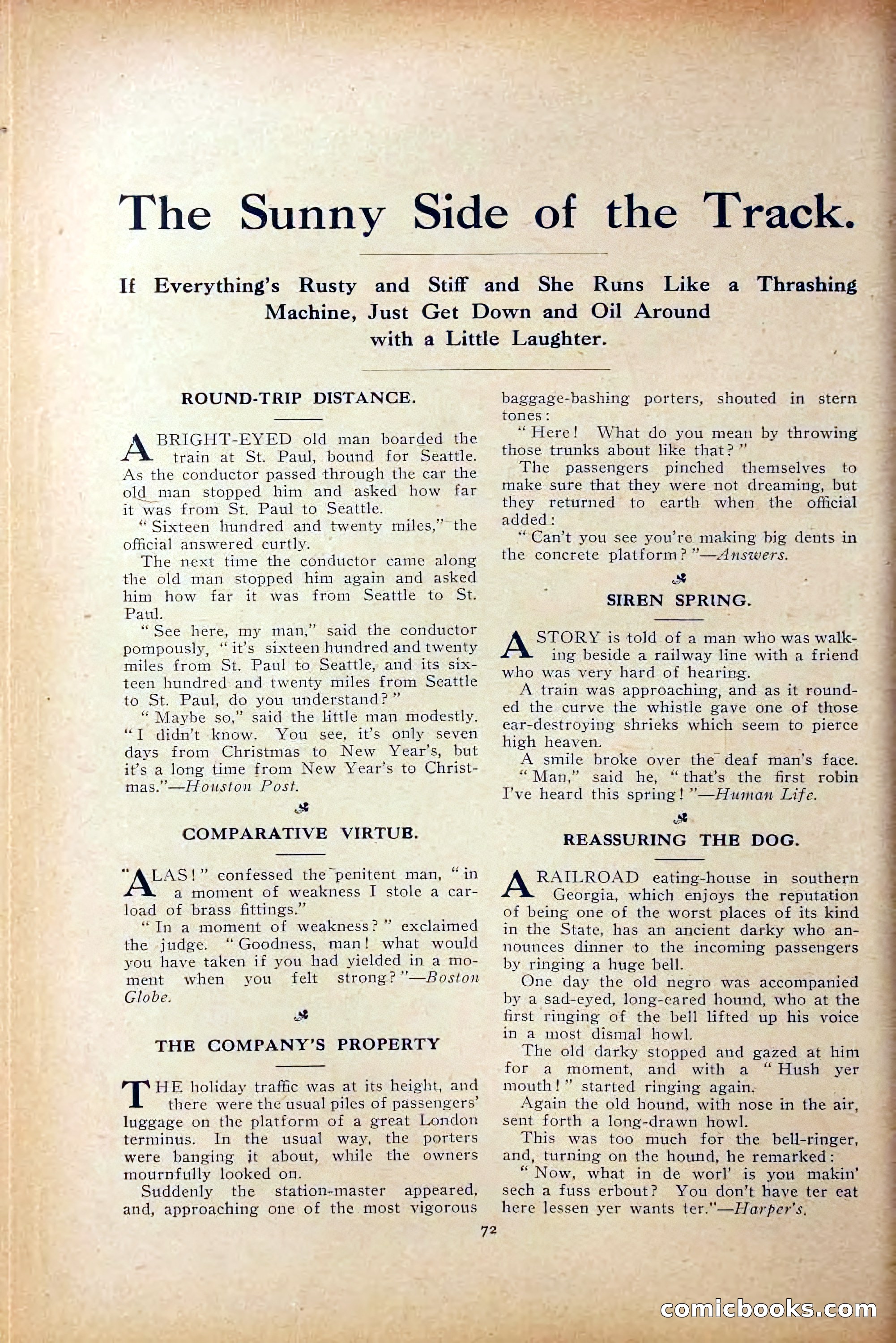 The Railroad Man's Magazine, October 1909 — page 78 of 212