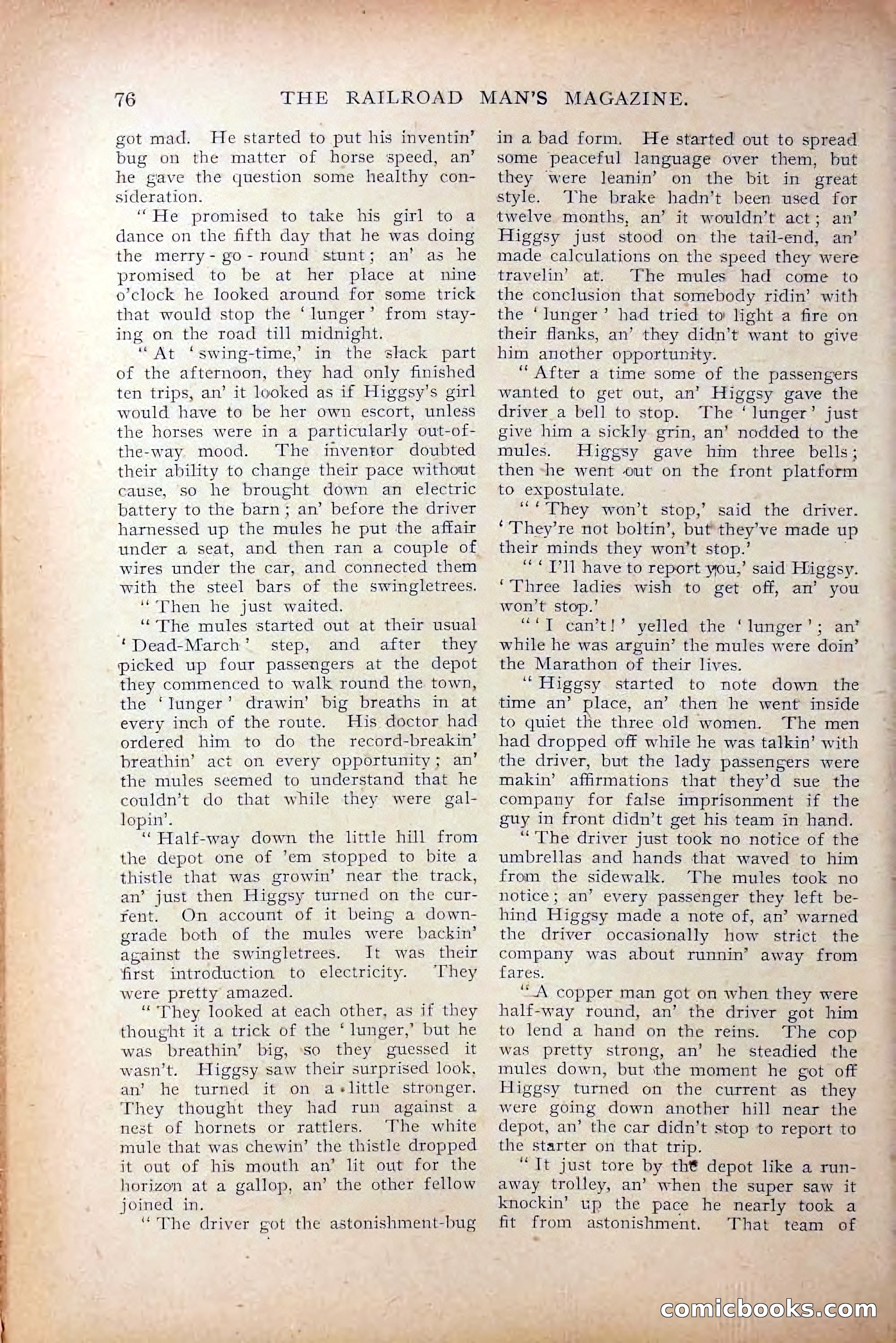 The Railroad Man's Magazine, October 1909 — page 82 of 212
