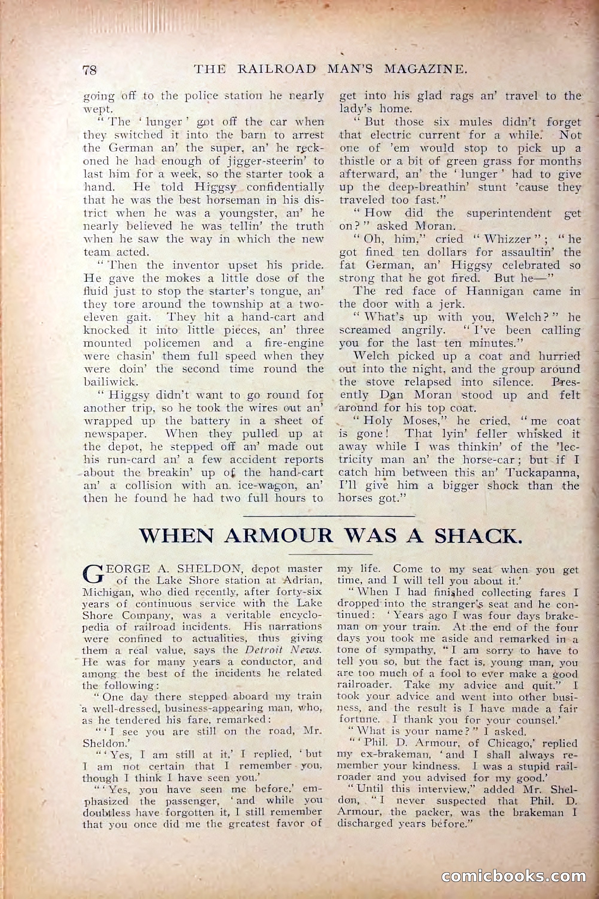 The Railroad Man's Magazine, October 1909 — page 84 of 212