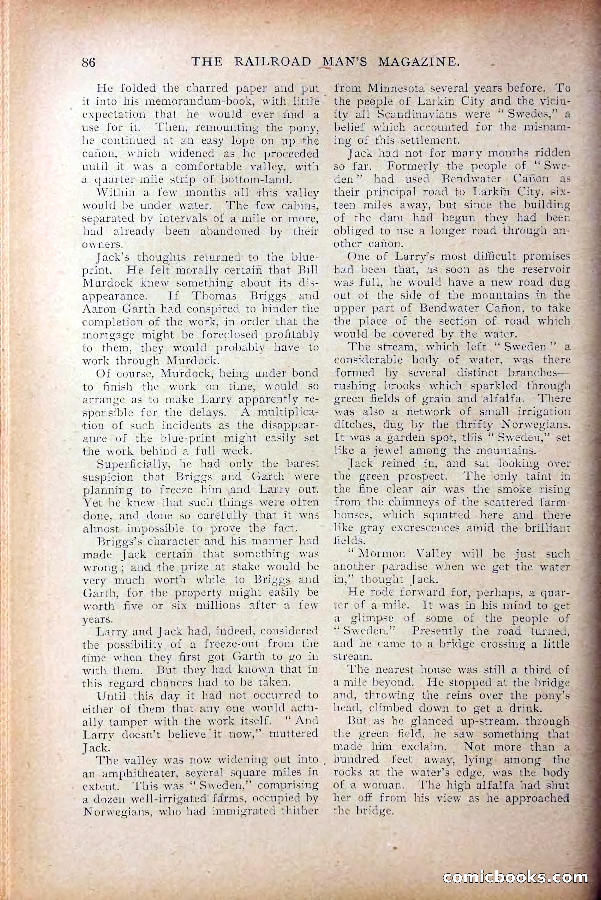 The Railroad Man's Magazine, October 1909 — page 92 of 212