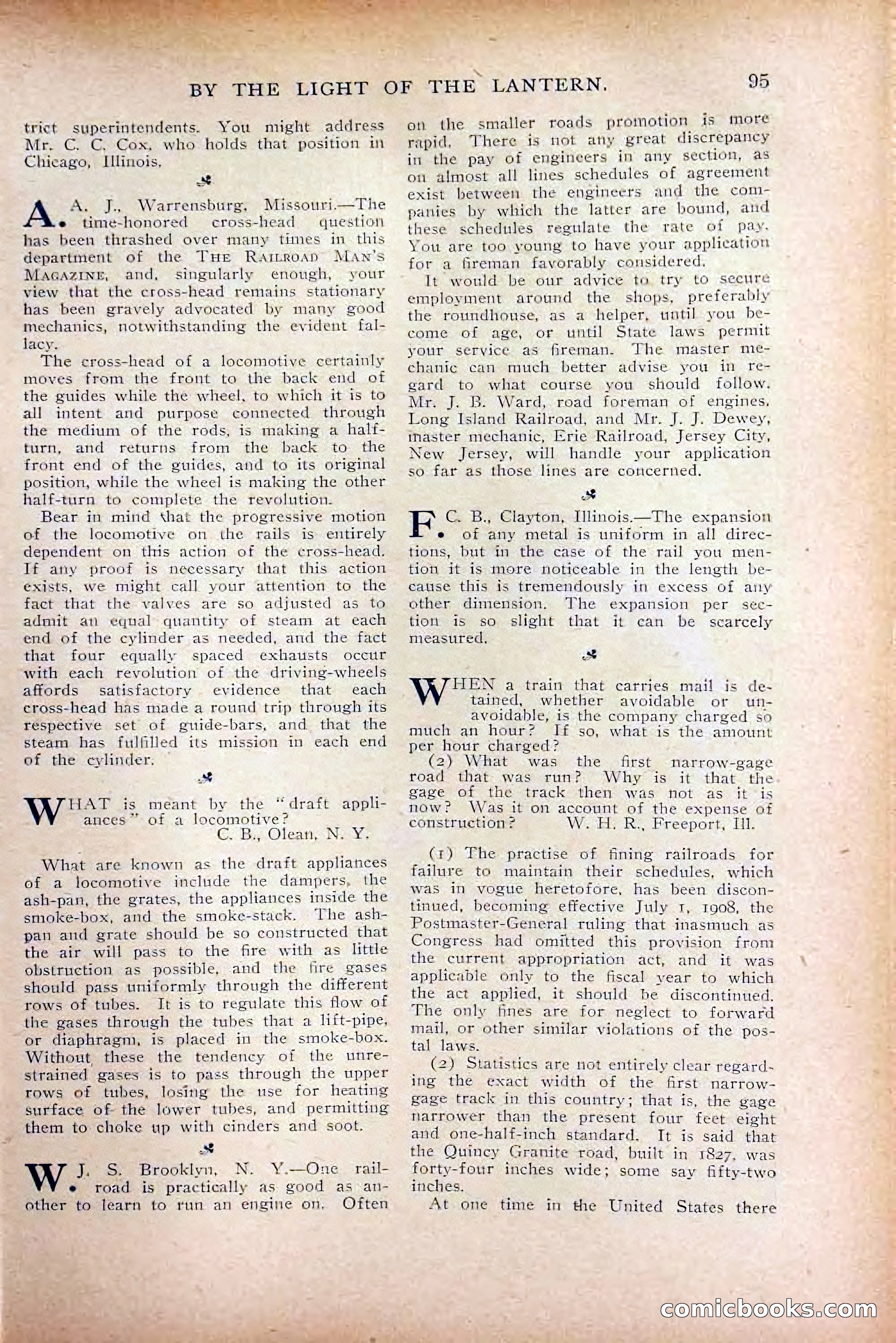 The Railroad Man's Magazine, October 1909 — page 101 of 212